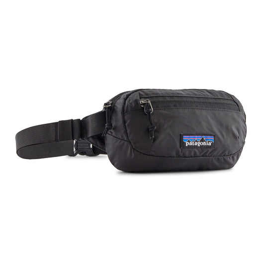 Banane 1L en matière recyclée | noir "terravia mini hip pack - black"