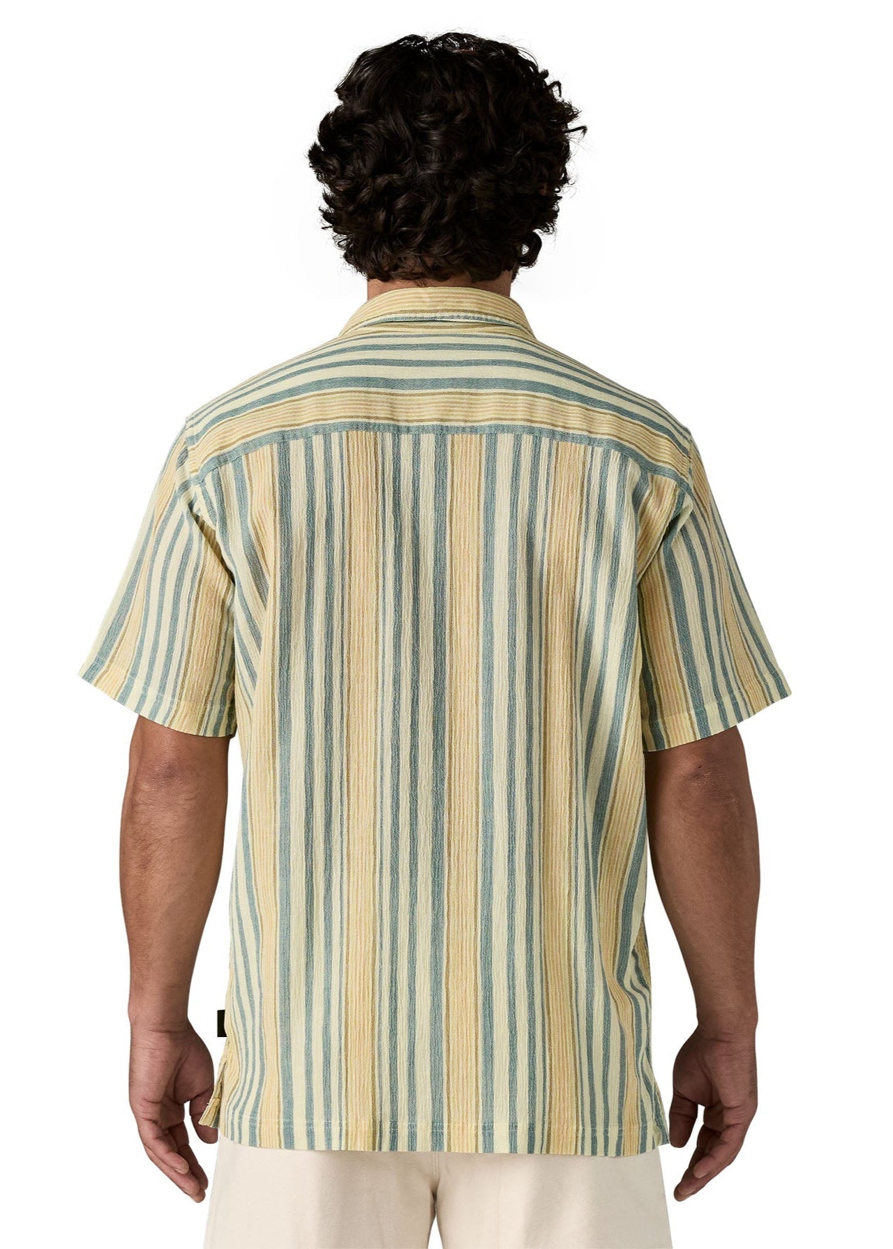 Chemise en coton bio | rayé "sunkissed: buttercup yellow"
