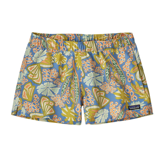 Short léger en matières recyclées | multicolore "barely baggies shorts 2 1/2 in. - flourish: abundant blue"