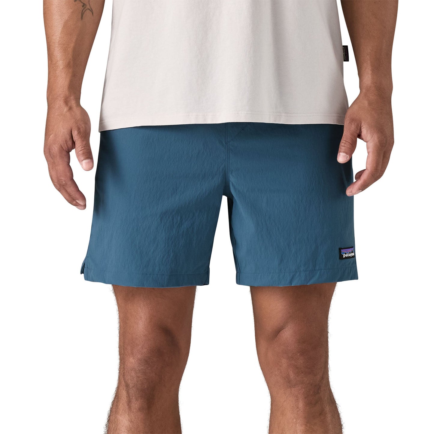 Short en nylon recyclé | bleu "M's baggies lights - 6 in. - still blue"