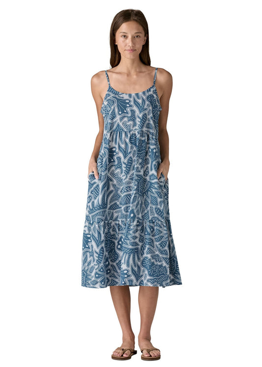 Robe à imprimé | bleu "w's tidal threads dress - bees and flowers: still blue"