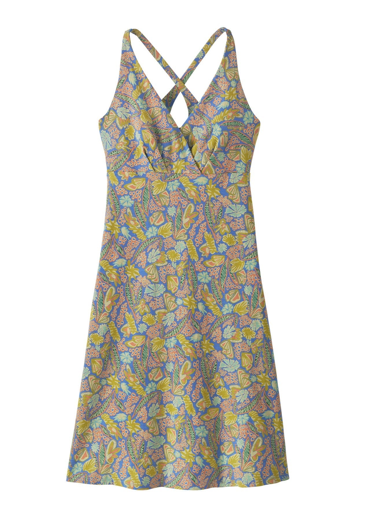 Robe à imprimé | multicolore "w's amber dawn dress - flourish: abundant blue"