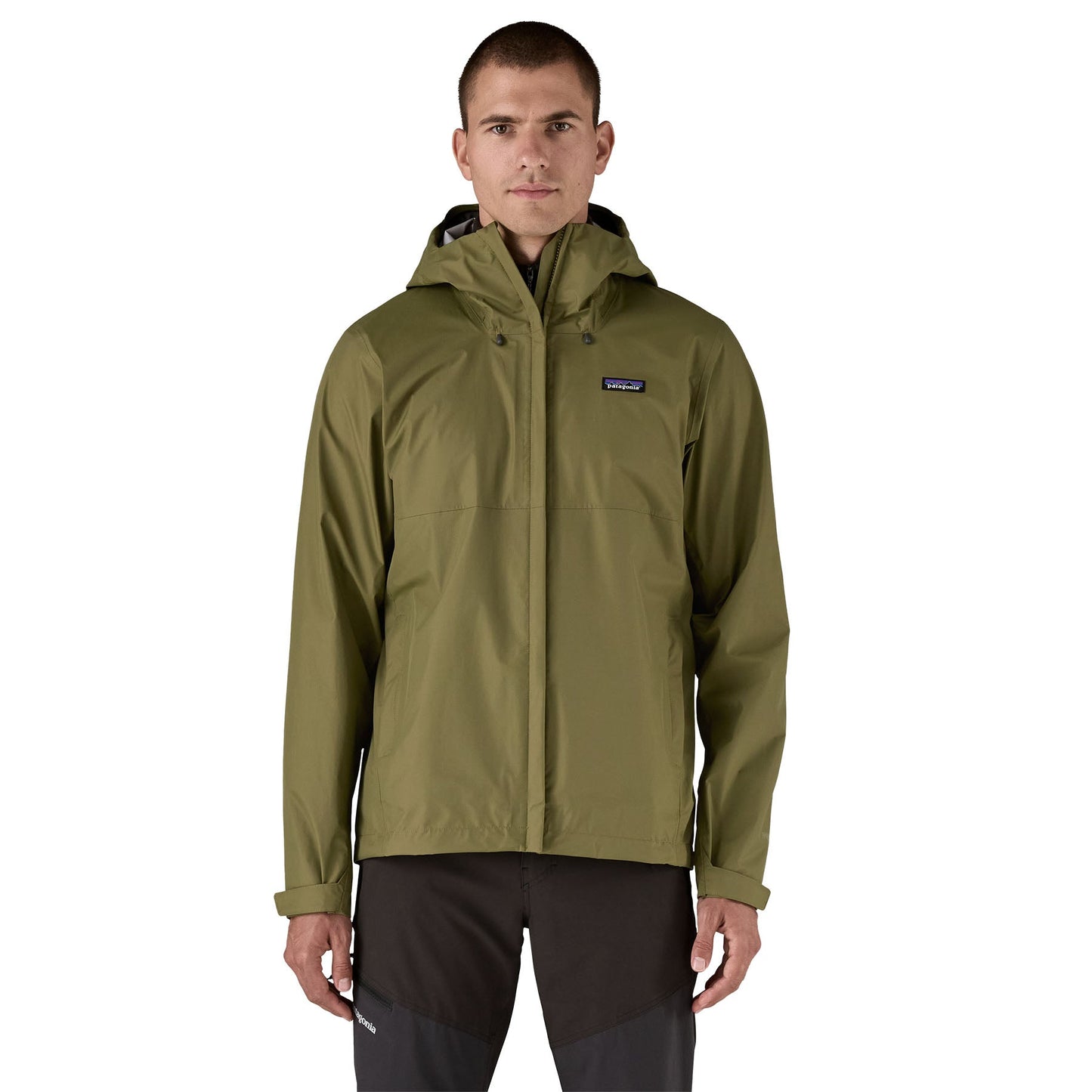 Veste imperméable en matière recyclée | kaki "torrentshell 3l rain jkt - tent green"