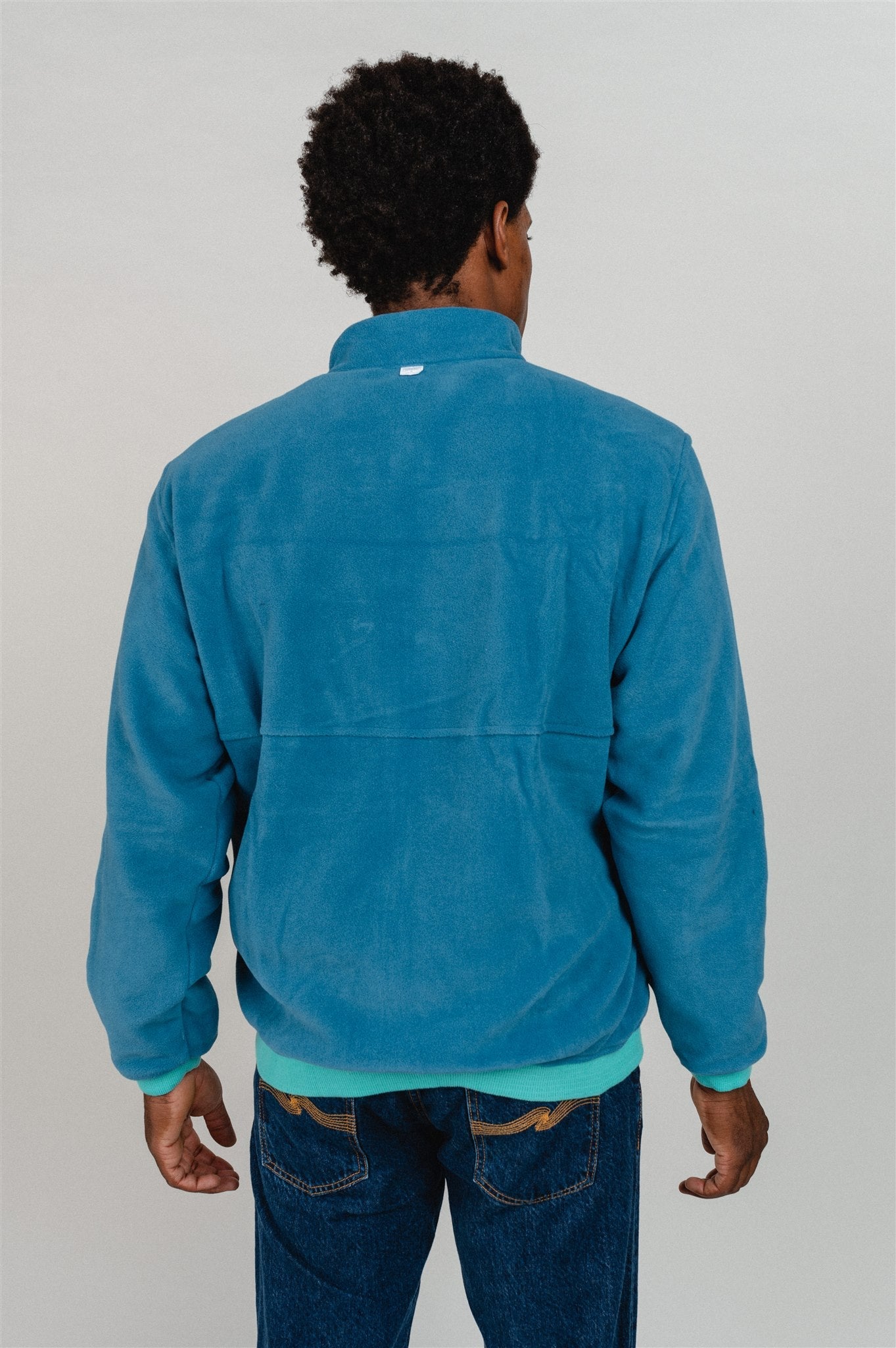 Veste coupe-vent réversible en recyclé | Bicolore "reversible shelled microdini fresh teal"