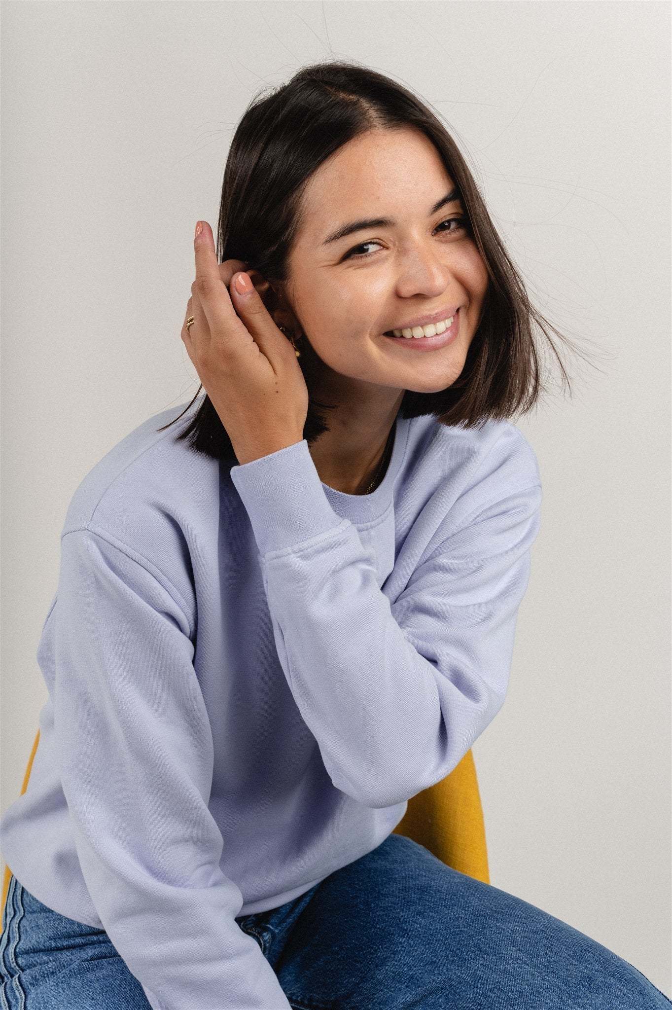 Sweat en coton bio | lilas "Soft lavender"