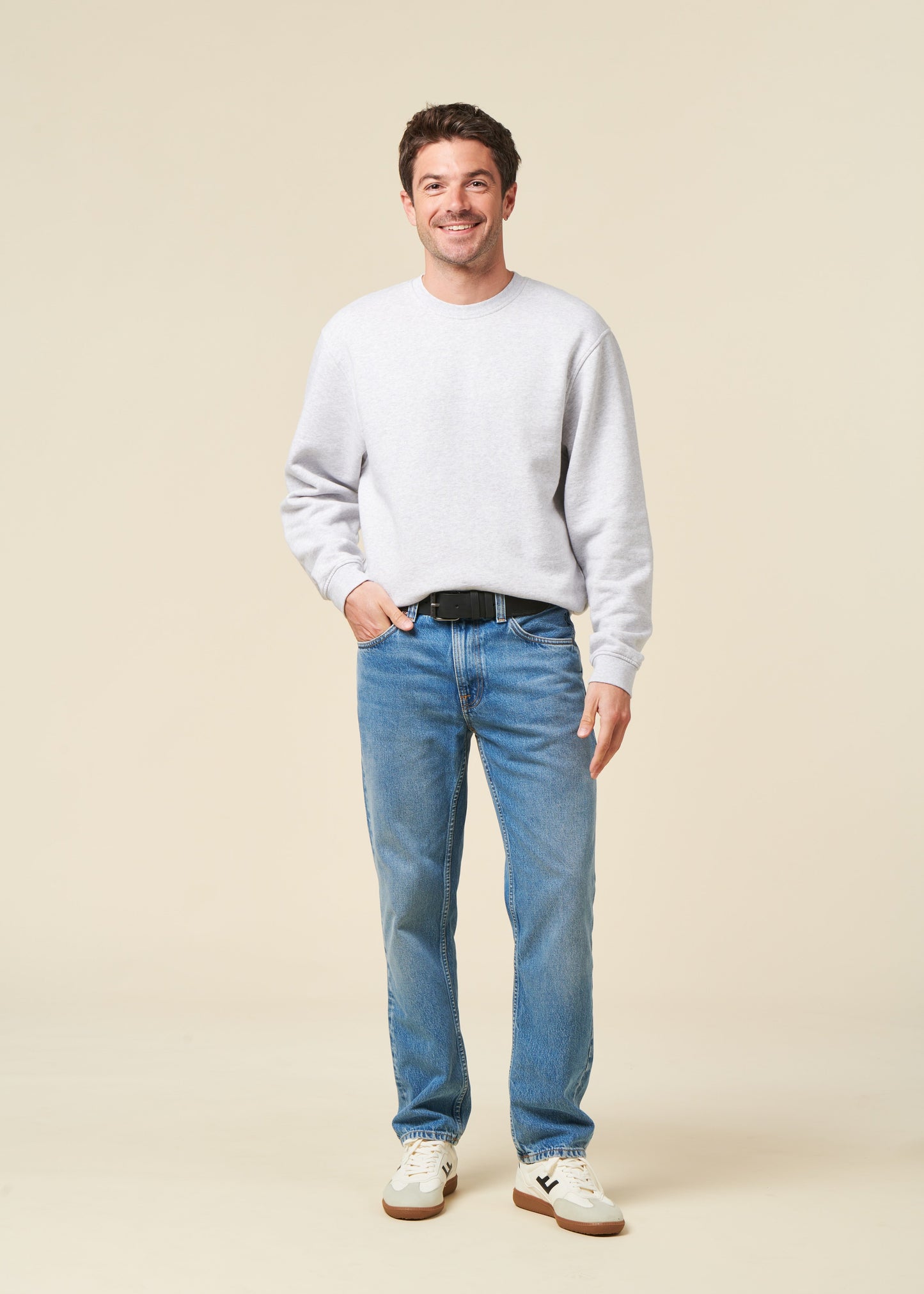Jean droit en coton biologique | bleu "gritty jackson blue rebel - blue rebel"