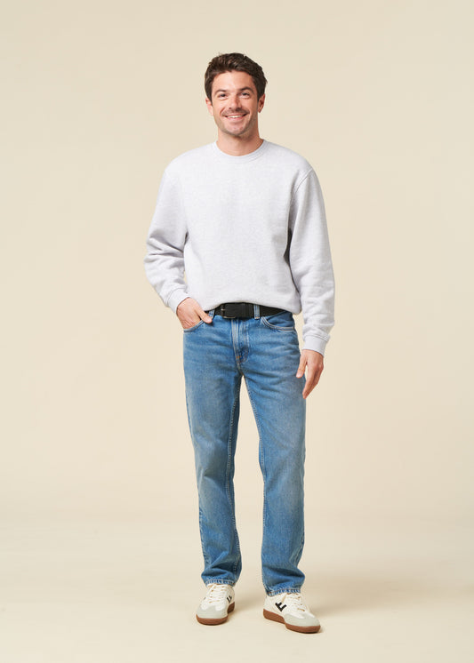 Jean droit en coton biologique | bleu "gritty jackson blue rebel - blue rebel"