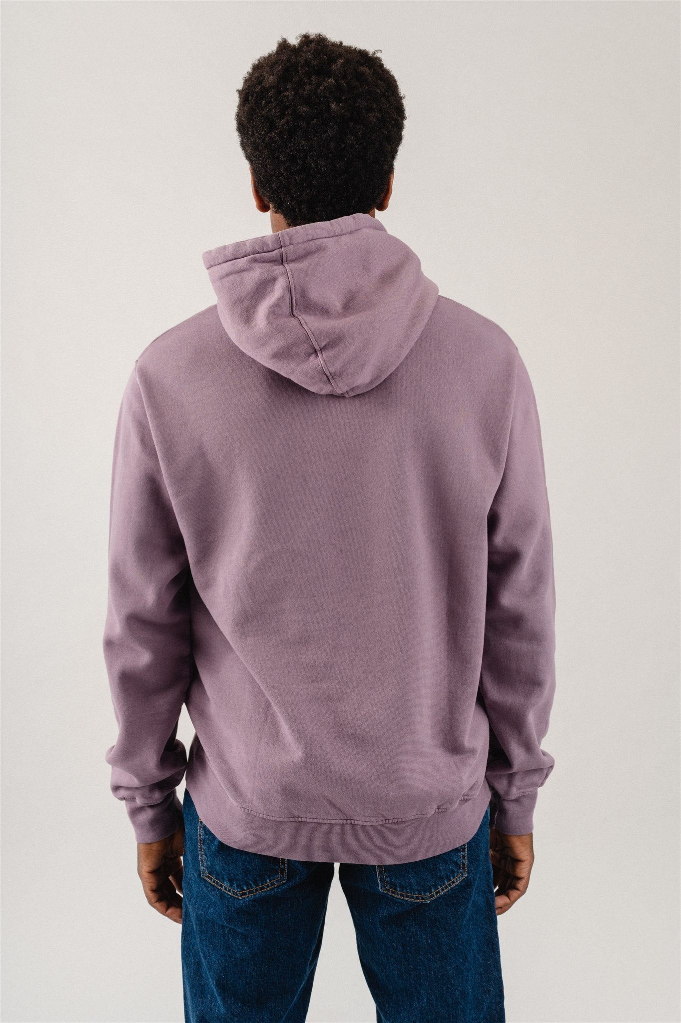 Sweat à capuche en coton bio | violet "Purple Haze"