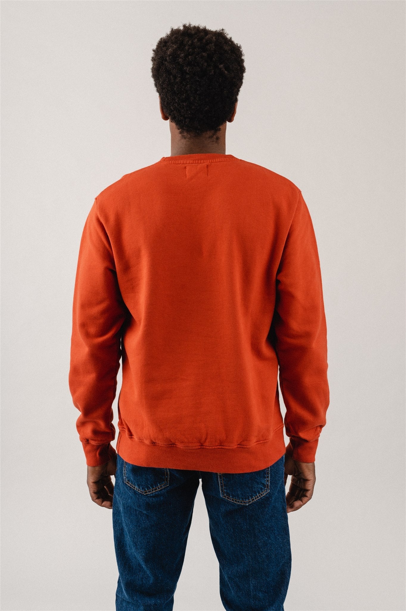 Sweat en coton bio | rouille "Dark amber"