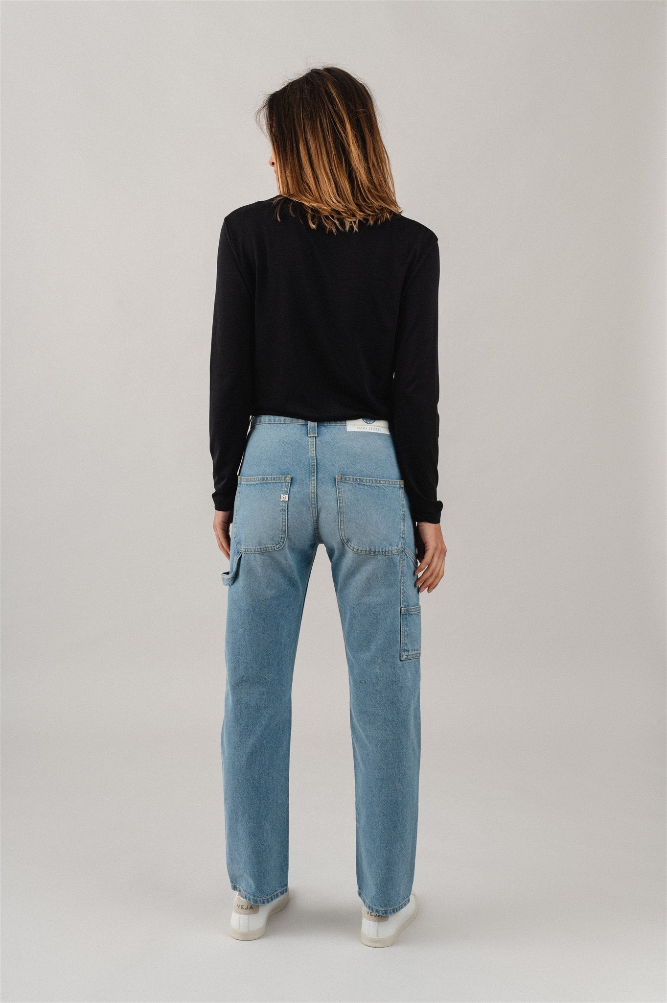 Jean cargo droit en coton bio et coton recyclé - Will Works Heavy Stone
