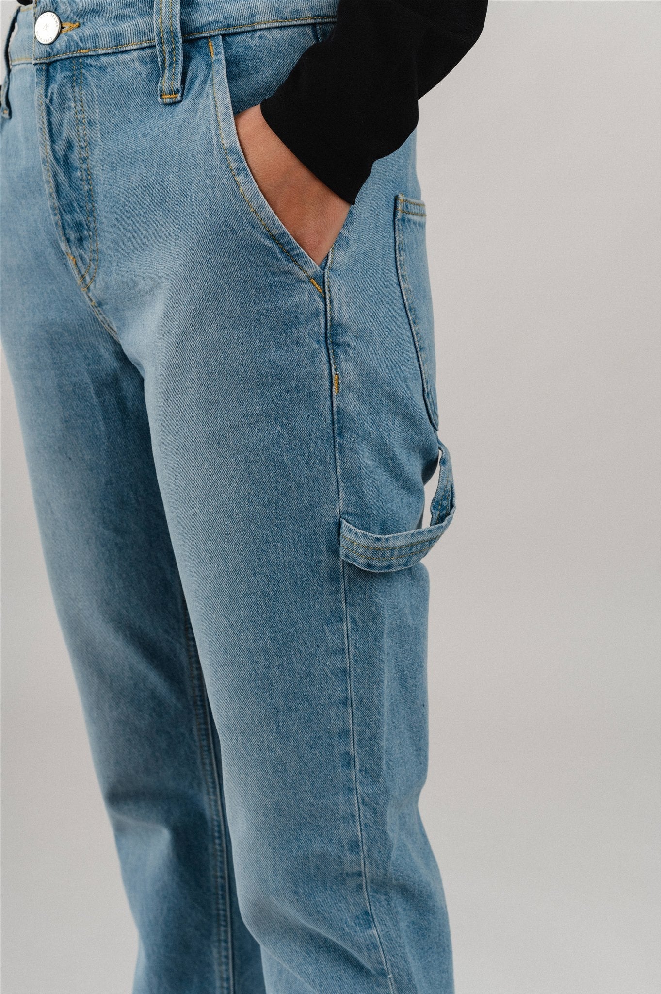 Jean cargo droit en coton bio et coton recyclé - Will Works Heavy Stone
