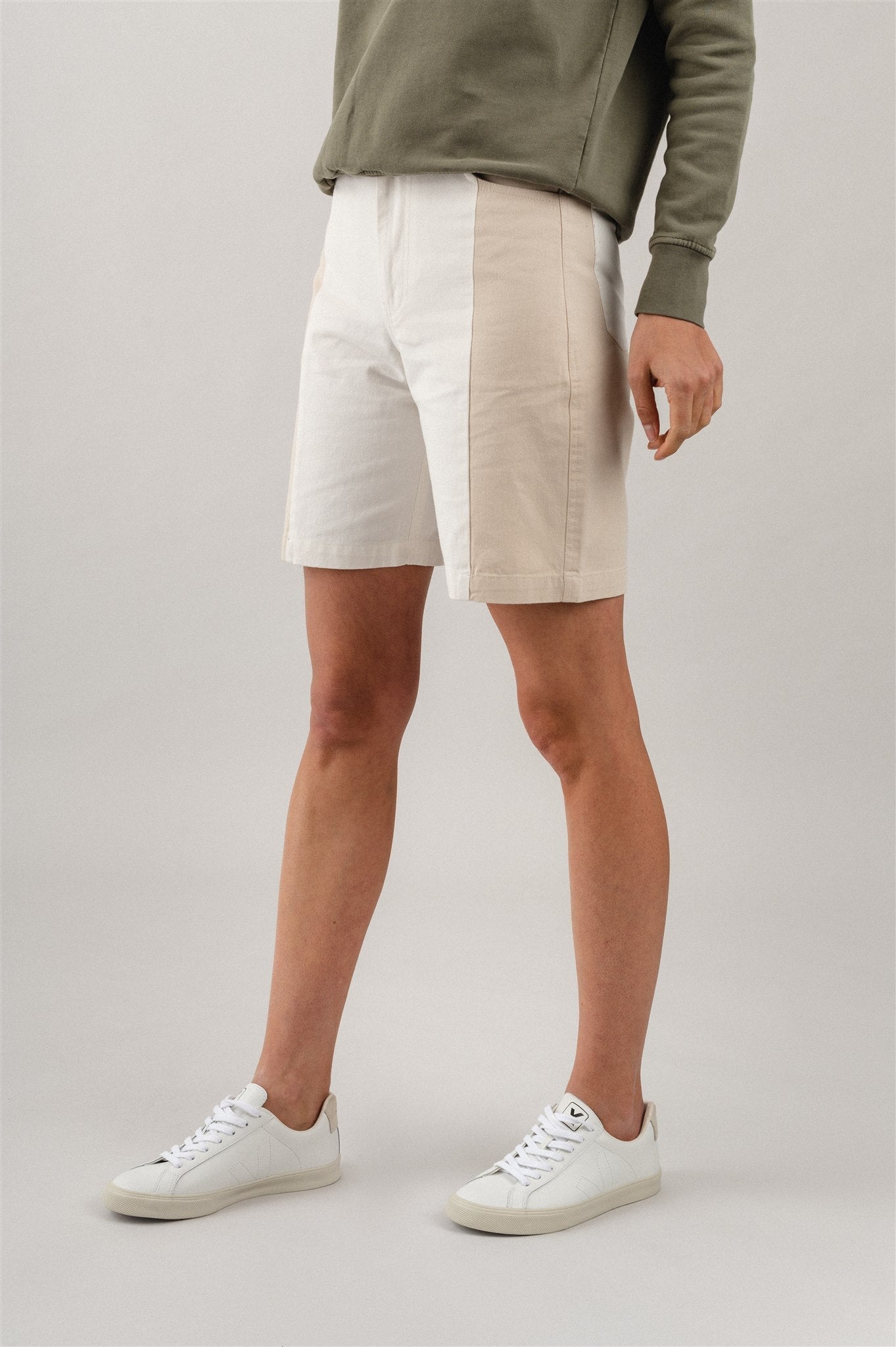 Short bicolore en coton bio - PATCHED JASMINE SHORTS