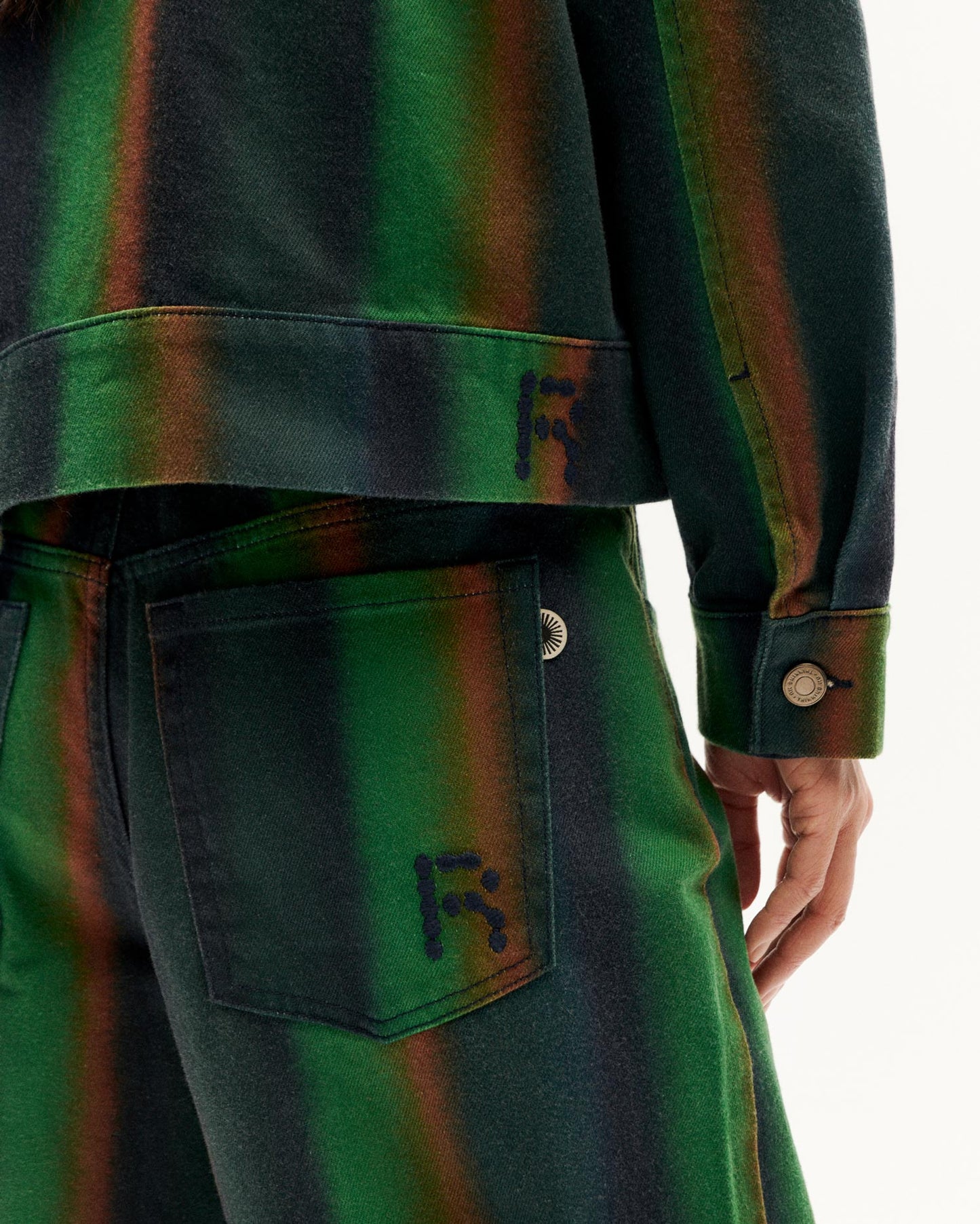 Veste en coton biologique | multicolore "swamp frans jacket - multicolor"