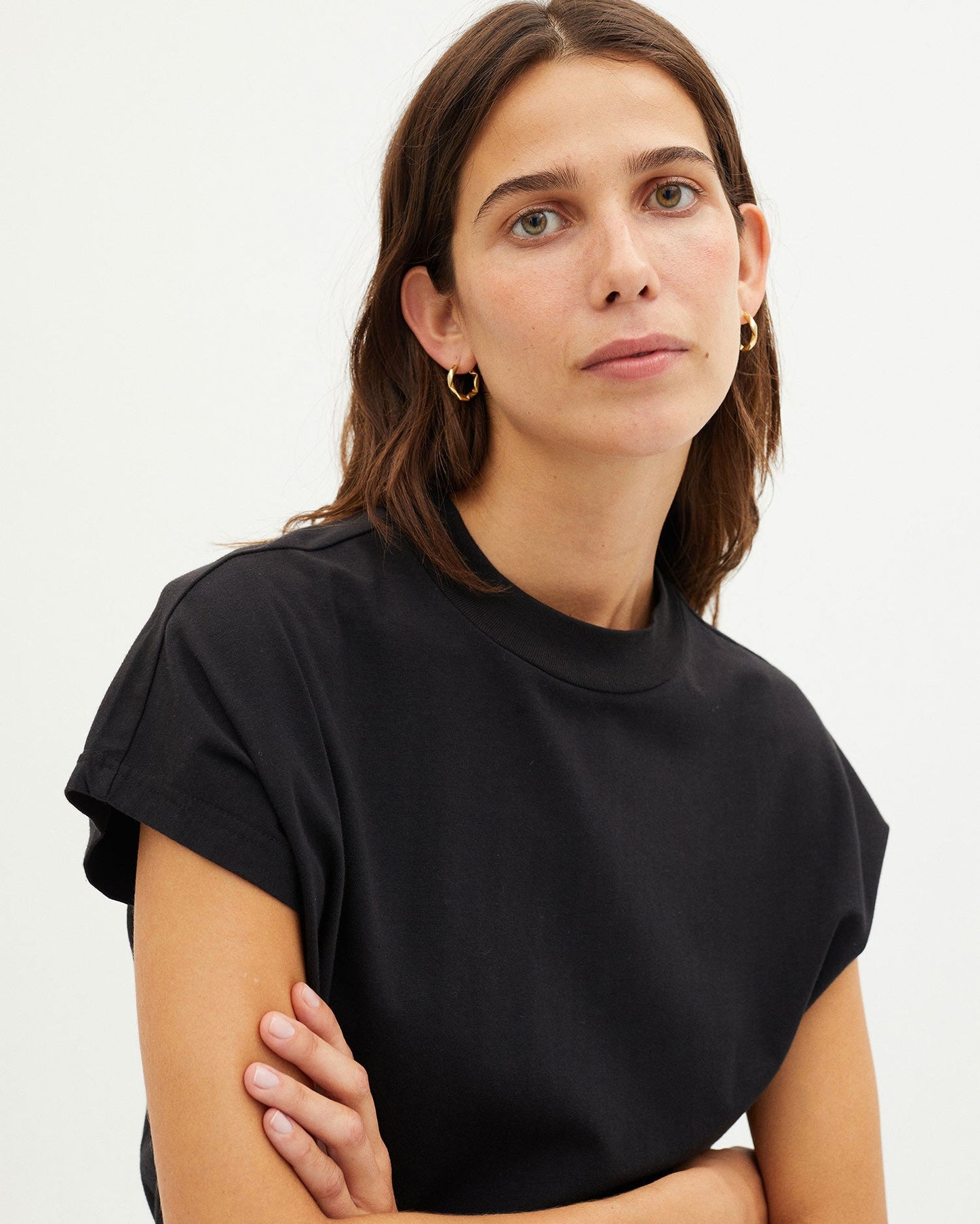 Combishort noire en coton bio - black voltaire