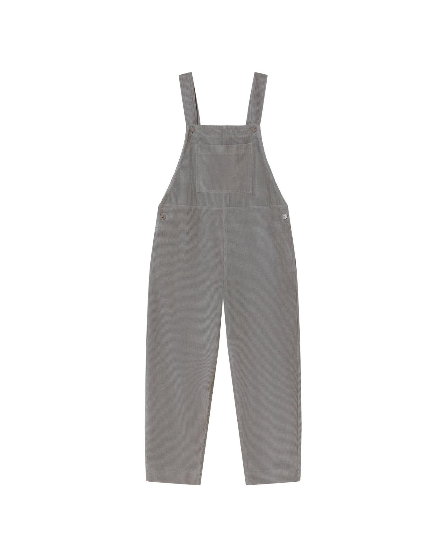 Salopette velours en coton bio | gris "river corduroy luz jumpsuit"
