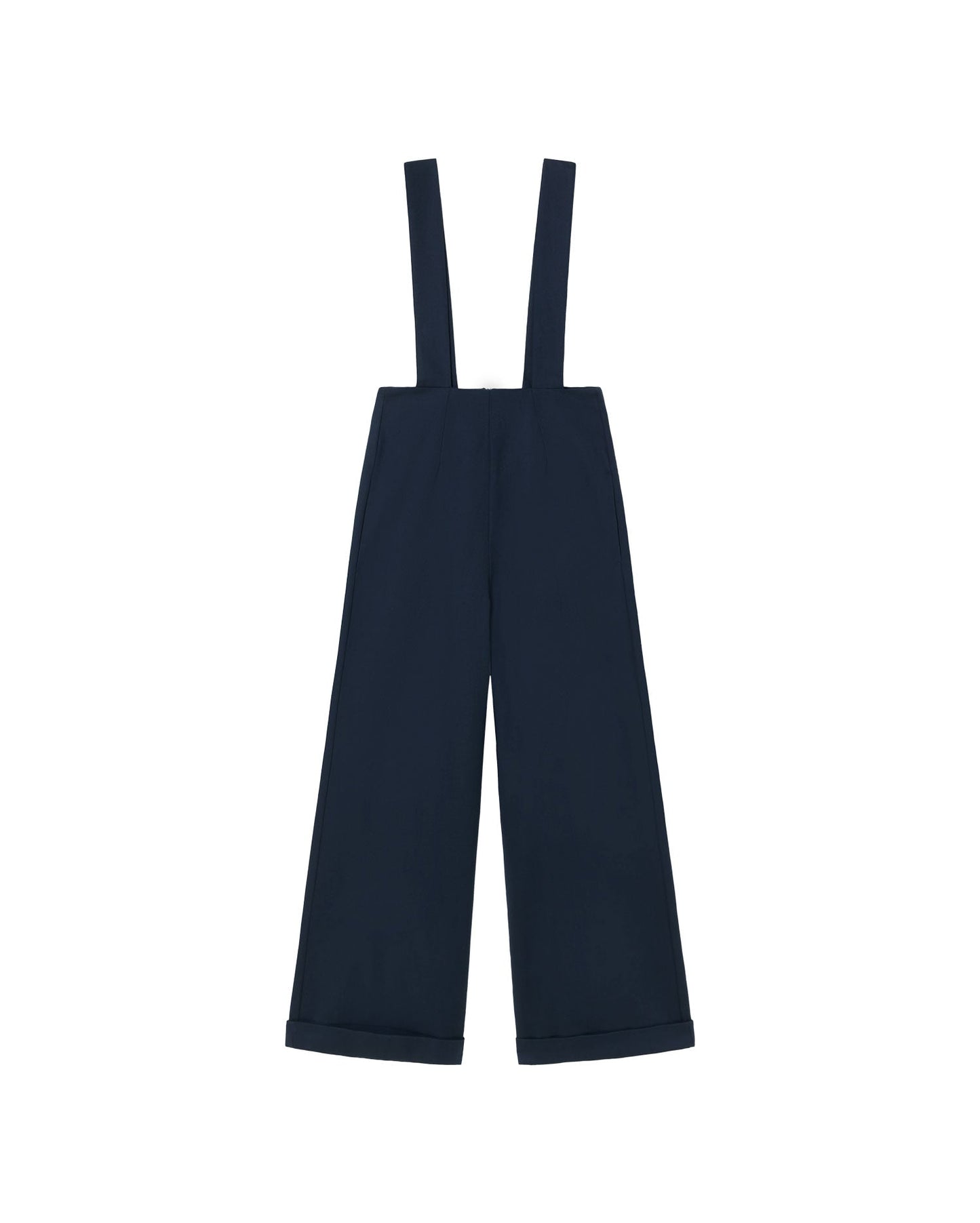 Salopette en coton bio | bleu "blueberry pia jumpsuit grey"