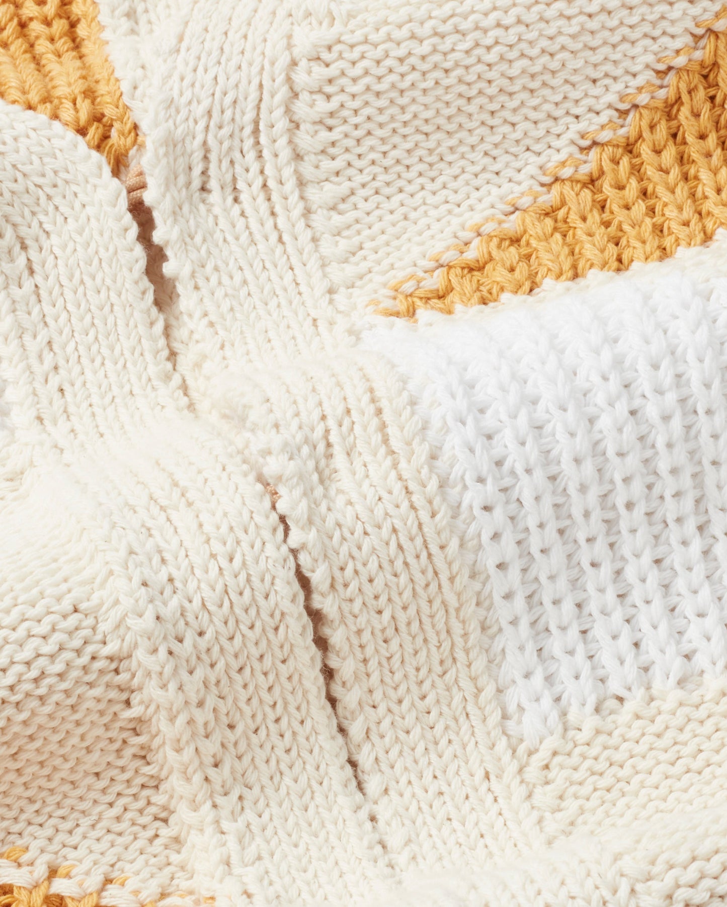 Top en maille en matières recyclées | multicolore "ecru robbie knitted vest"