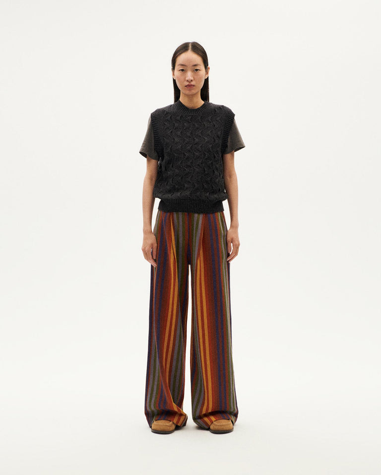 pull sans manches | gris "marengo luna knitted vest"