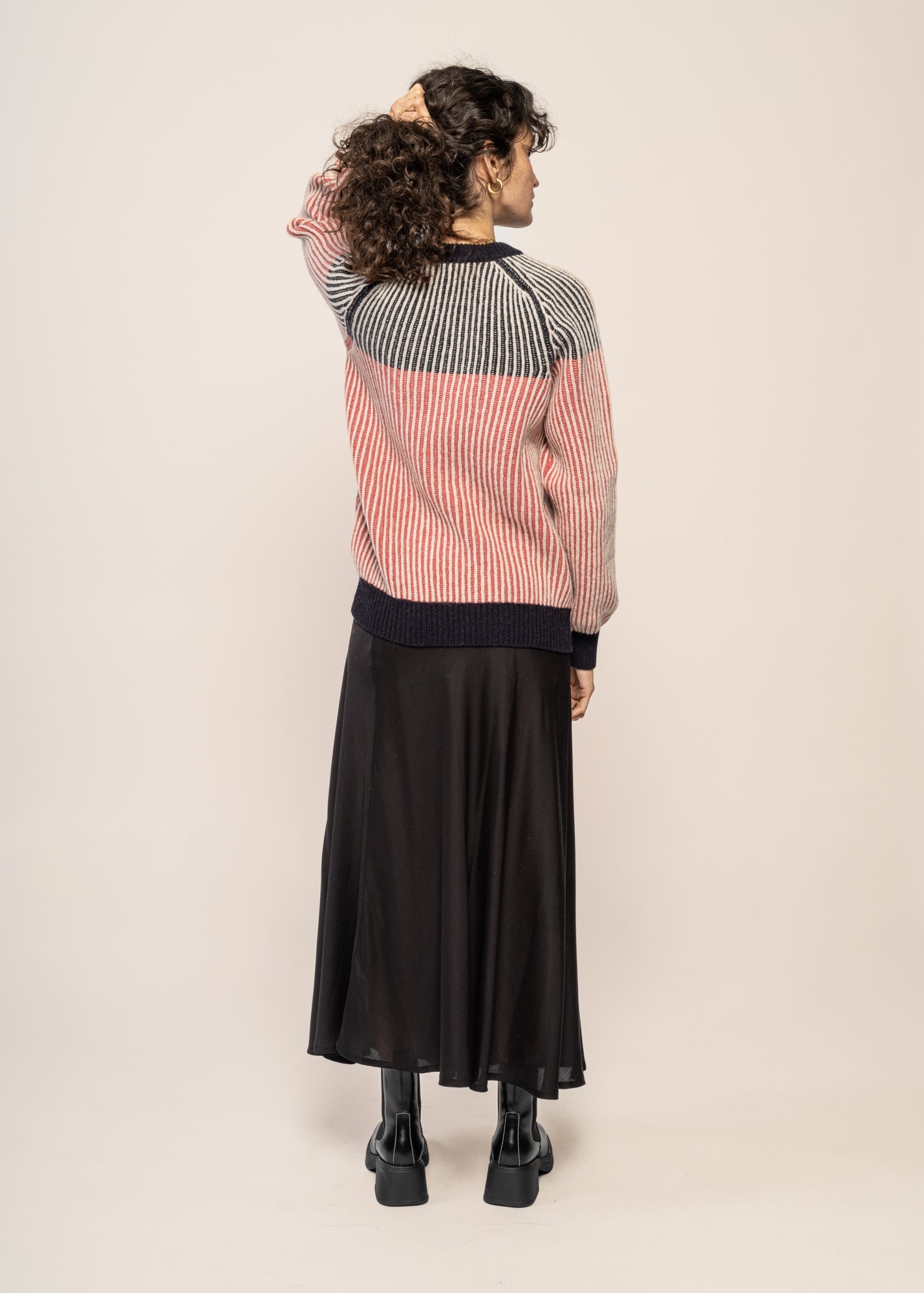 Jupe en lyocell | noir "skirt mellby black"