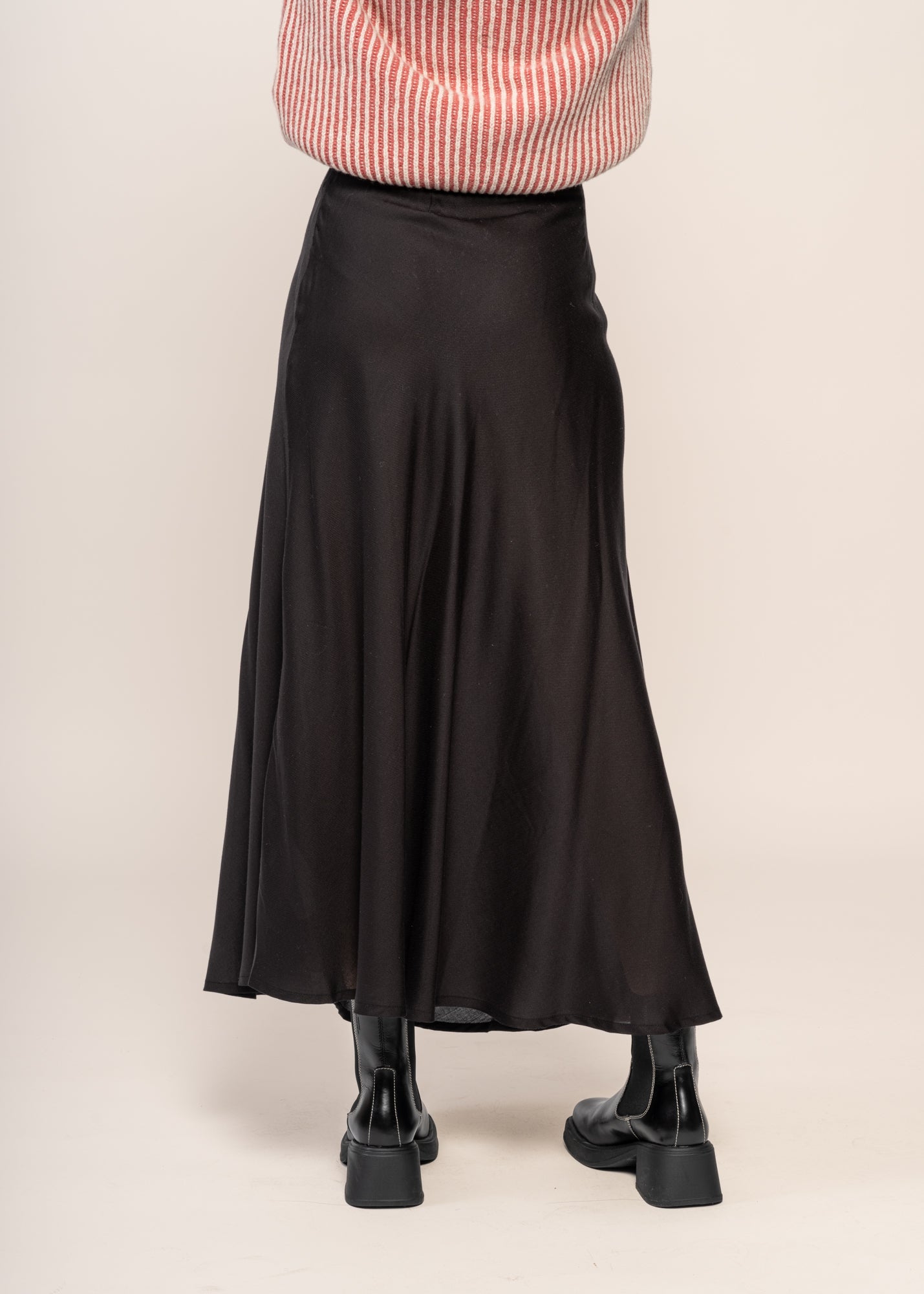 Jupe en lyocell | noir "skirt mellby black"