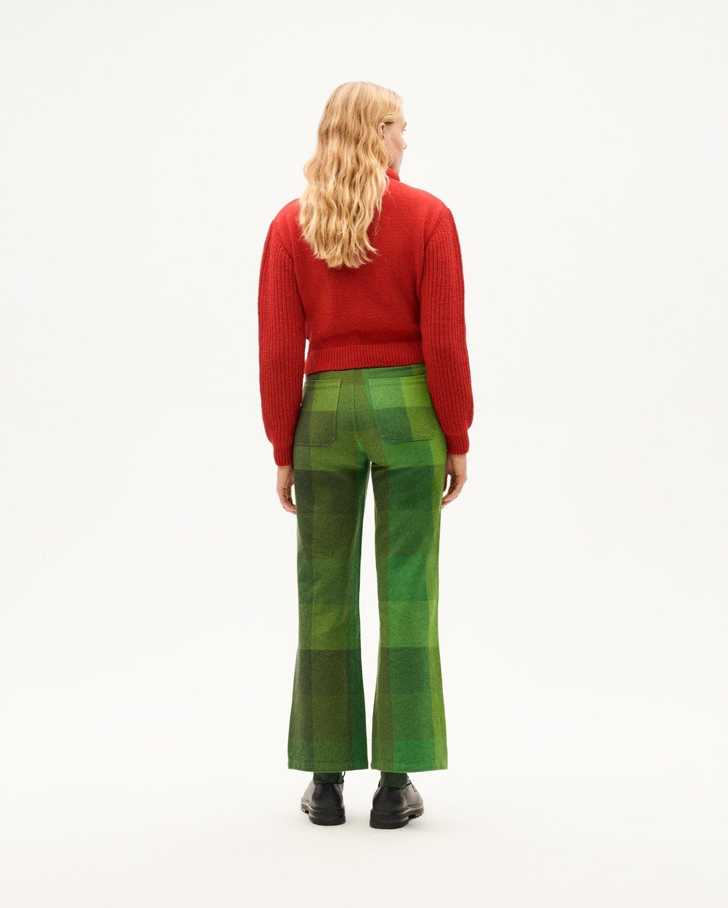 Pull en laine | rouge "red tanit knitted sweater"
