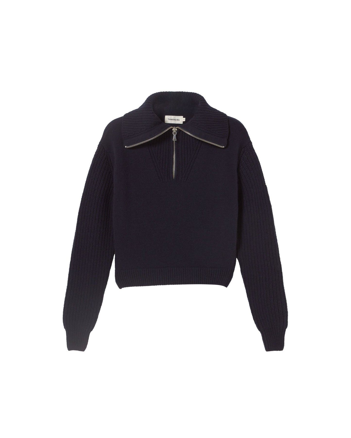 Pull en laine | bleu "navy tanit knitted sweater"