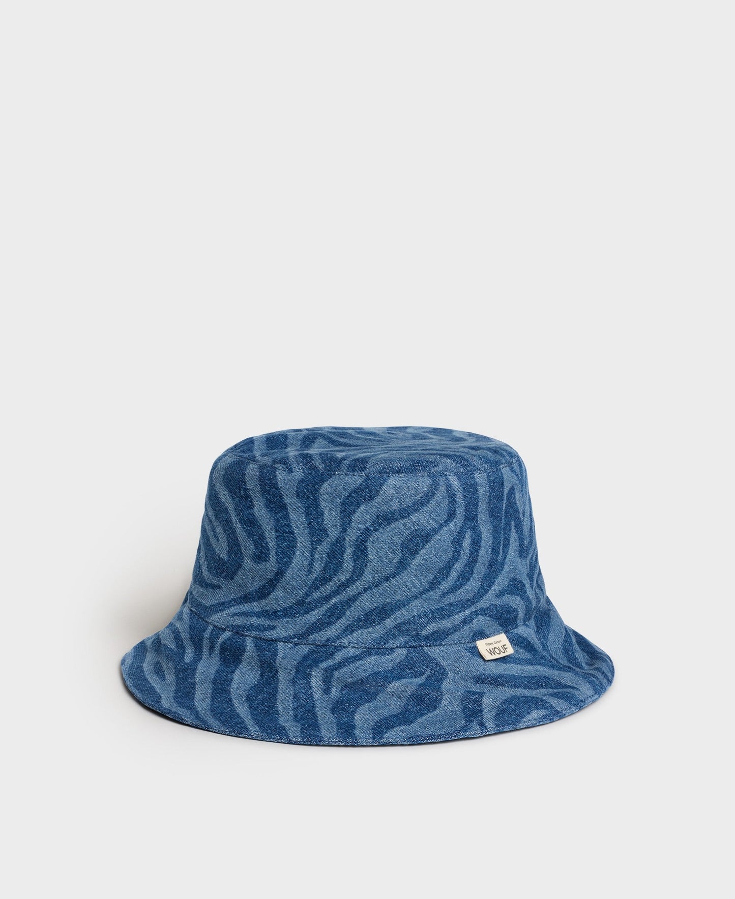 Bob bleu à motifs en denim de coton bio - sierra hat