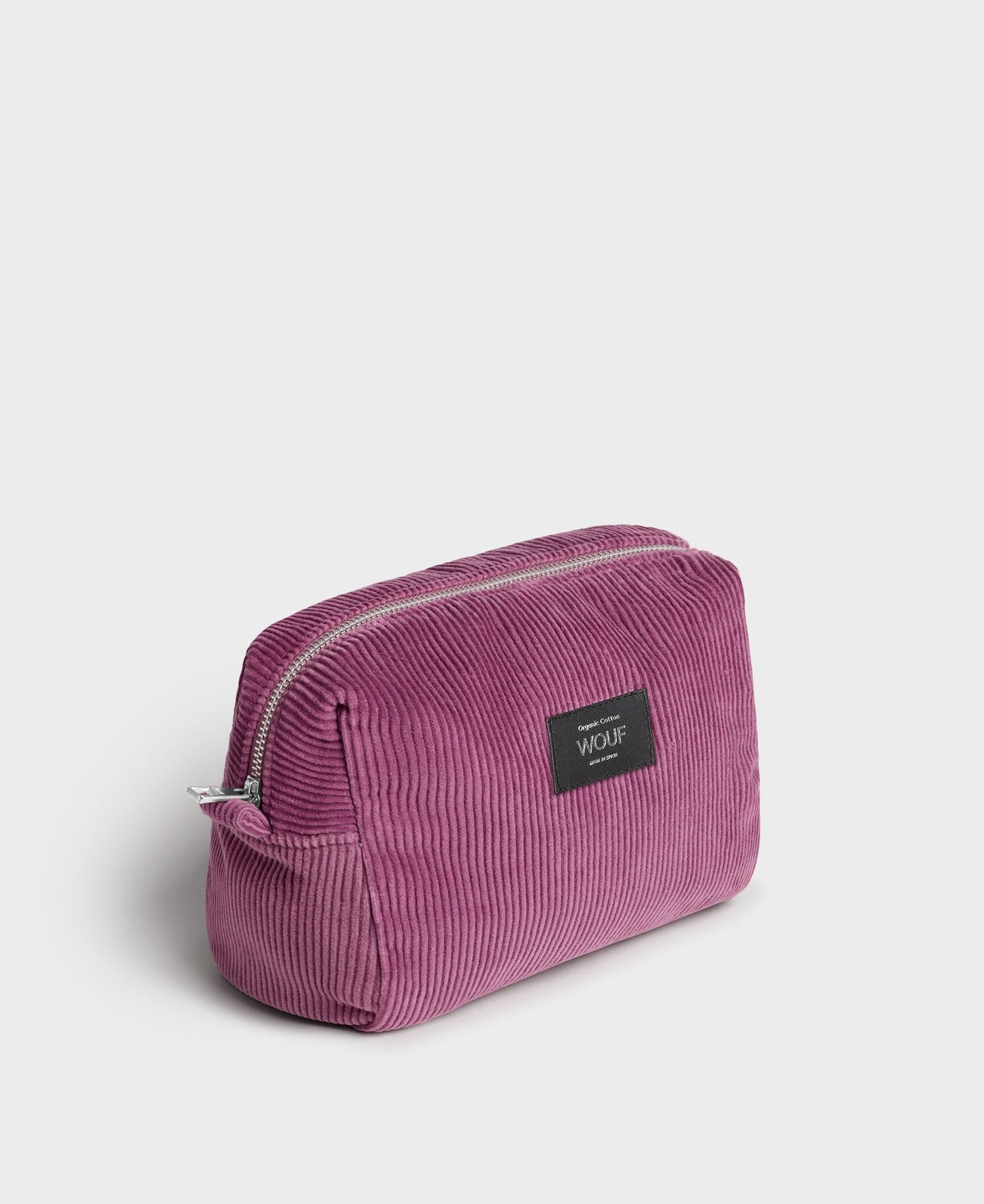 Trousse de toilette en coton bio | "mauve toiletry bag"