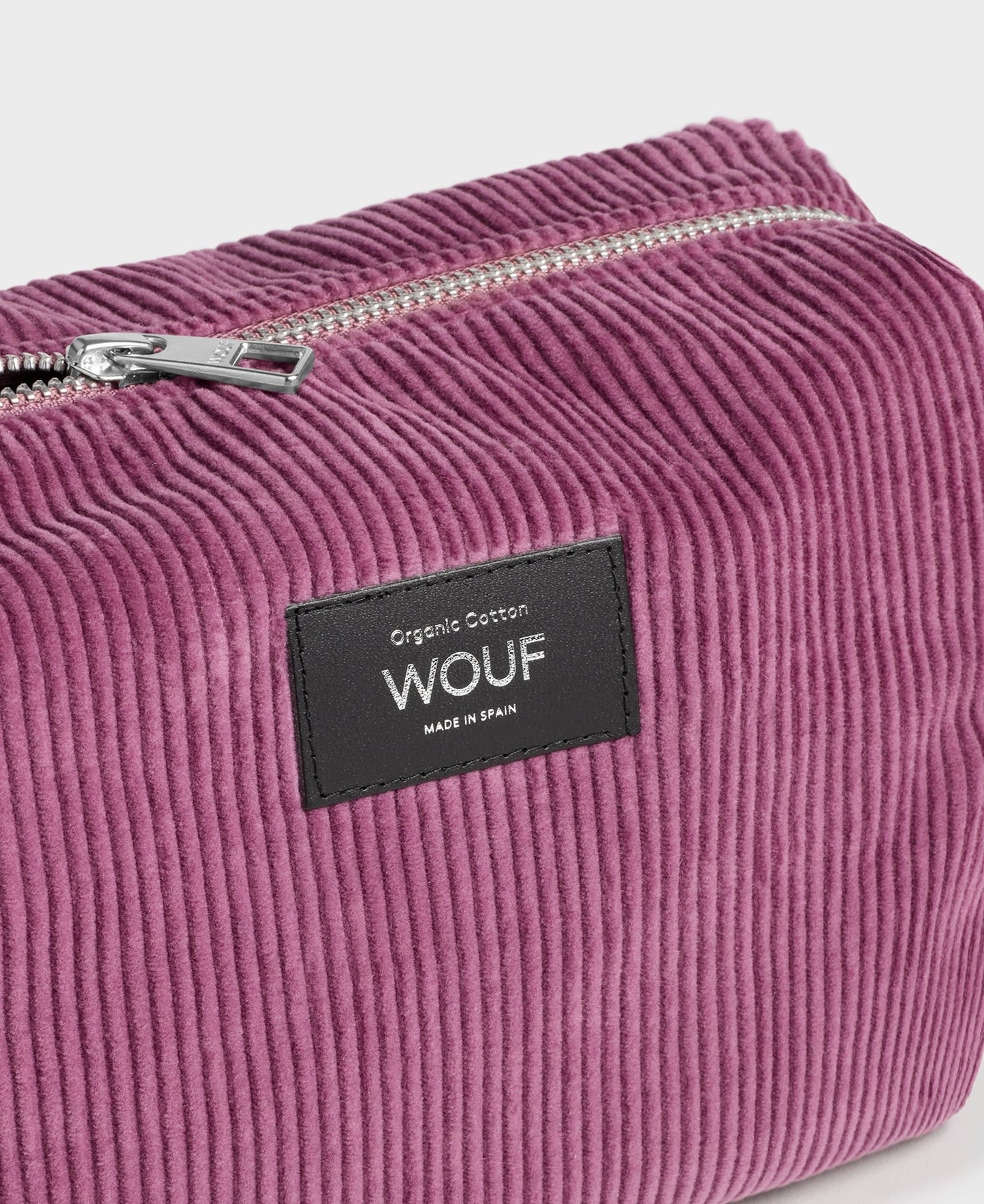 Trousse de toilette en coton bio | "mauve toiletry bag"