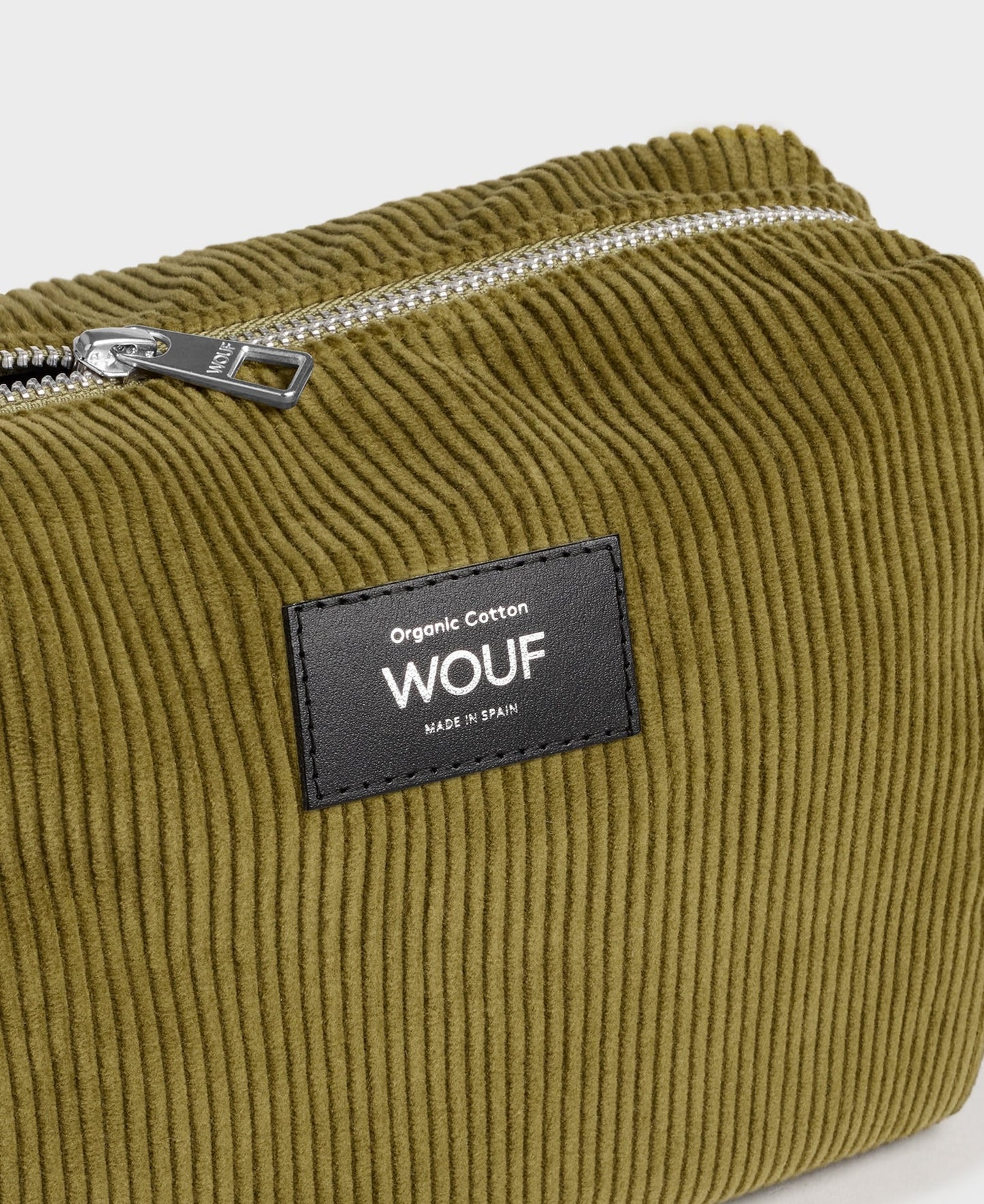 Trousse de toilette en coton bio | "olive toiletry bag"