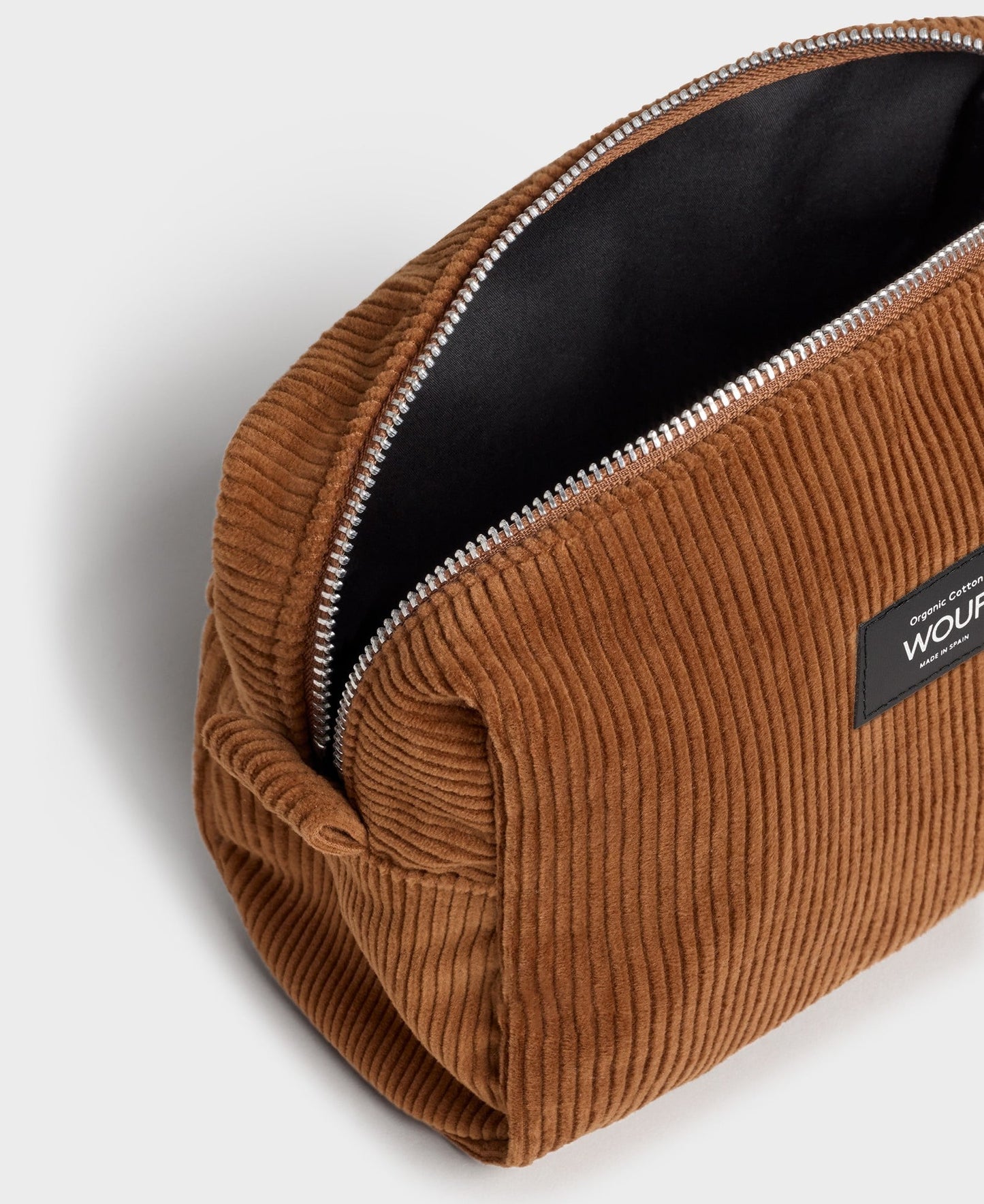 Trousse de toilette en coton bio | "caramel toiletry bag"