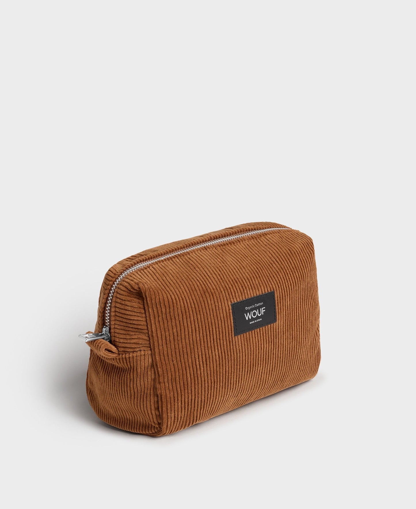 Trousse de toilette en coton bio | "caramel toiletry bag"