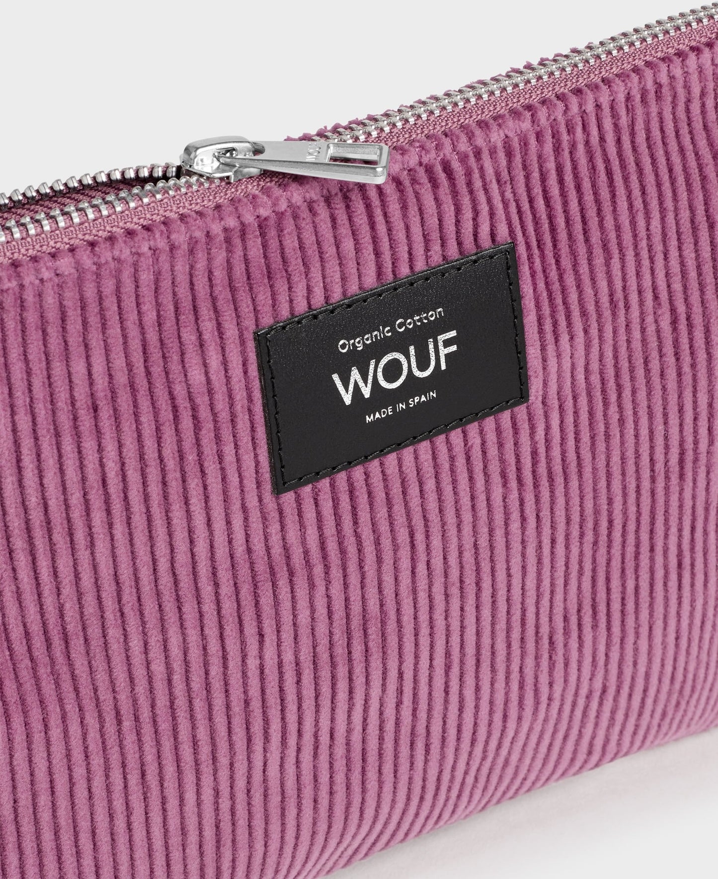 Pochette en coton bio | "mauve pouch"