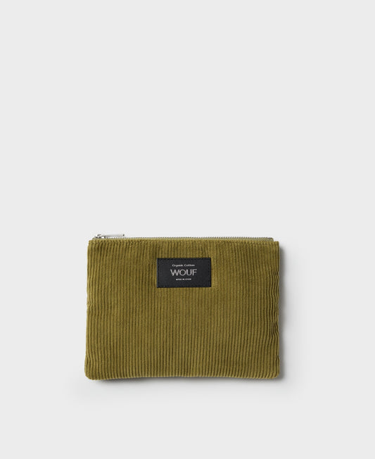Pochette en coton bio | Olive "olive pouch"