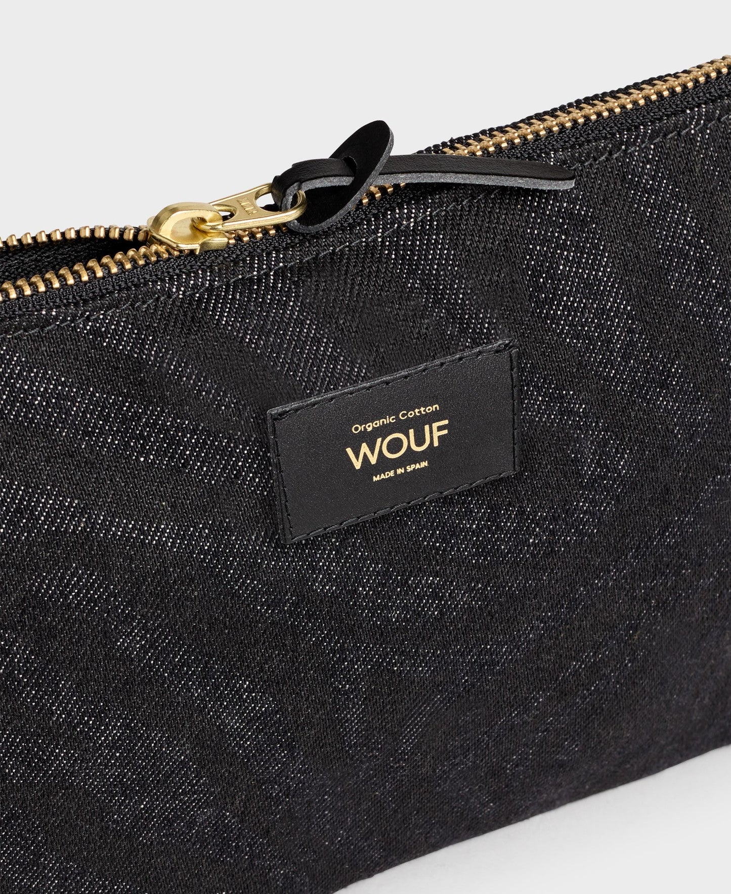 Pochette mini en coton bio | noir "dafne pouch"