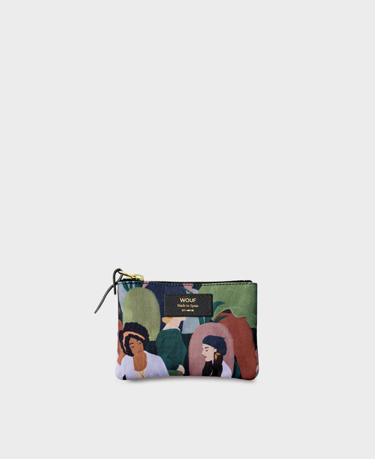 Pochette à motifs en recyclé - gina small pouch
