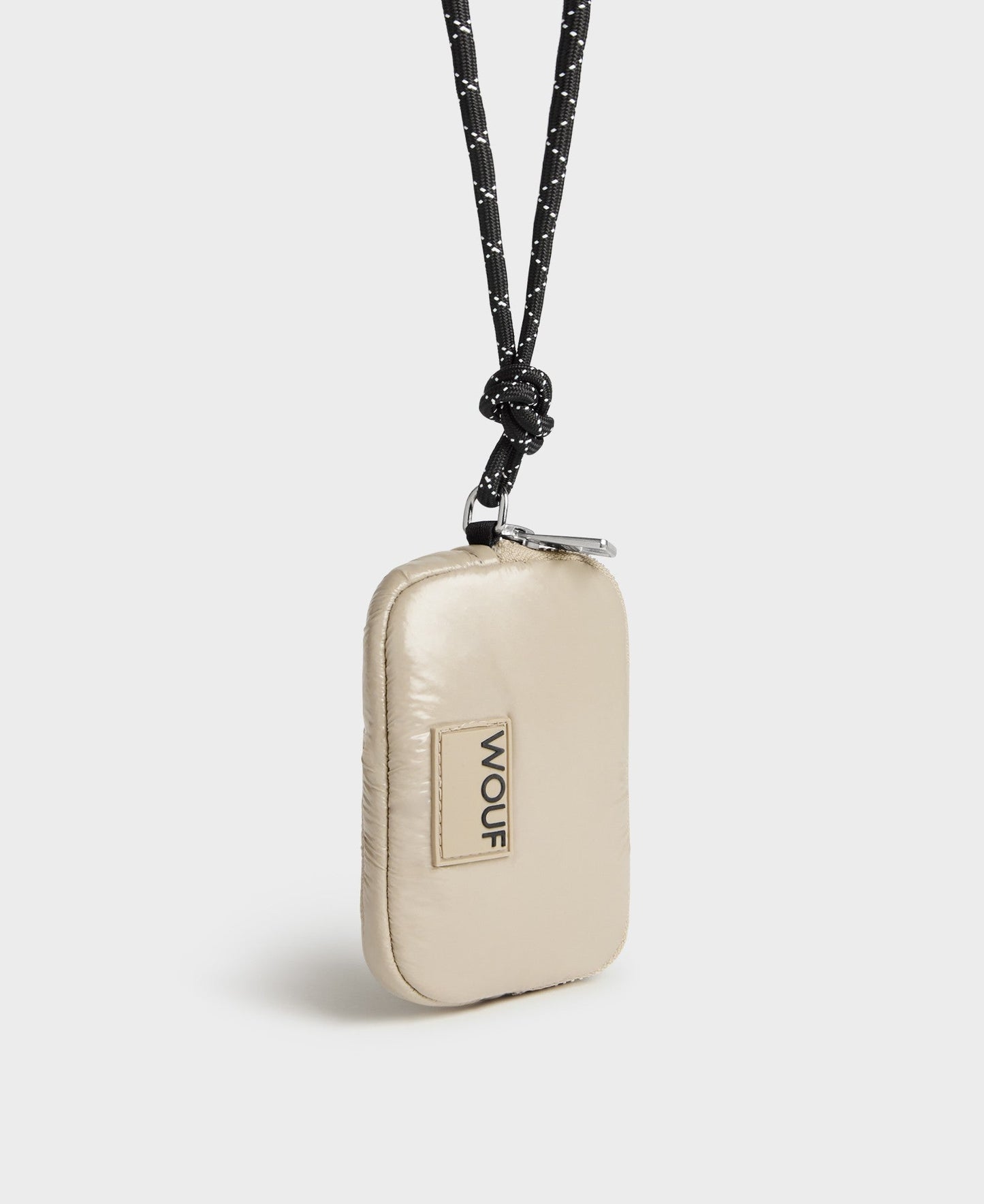 Porte-monnaie matelassé en recyclé | "air glossy coin purse"