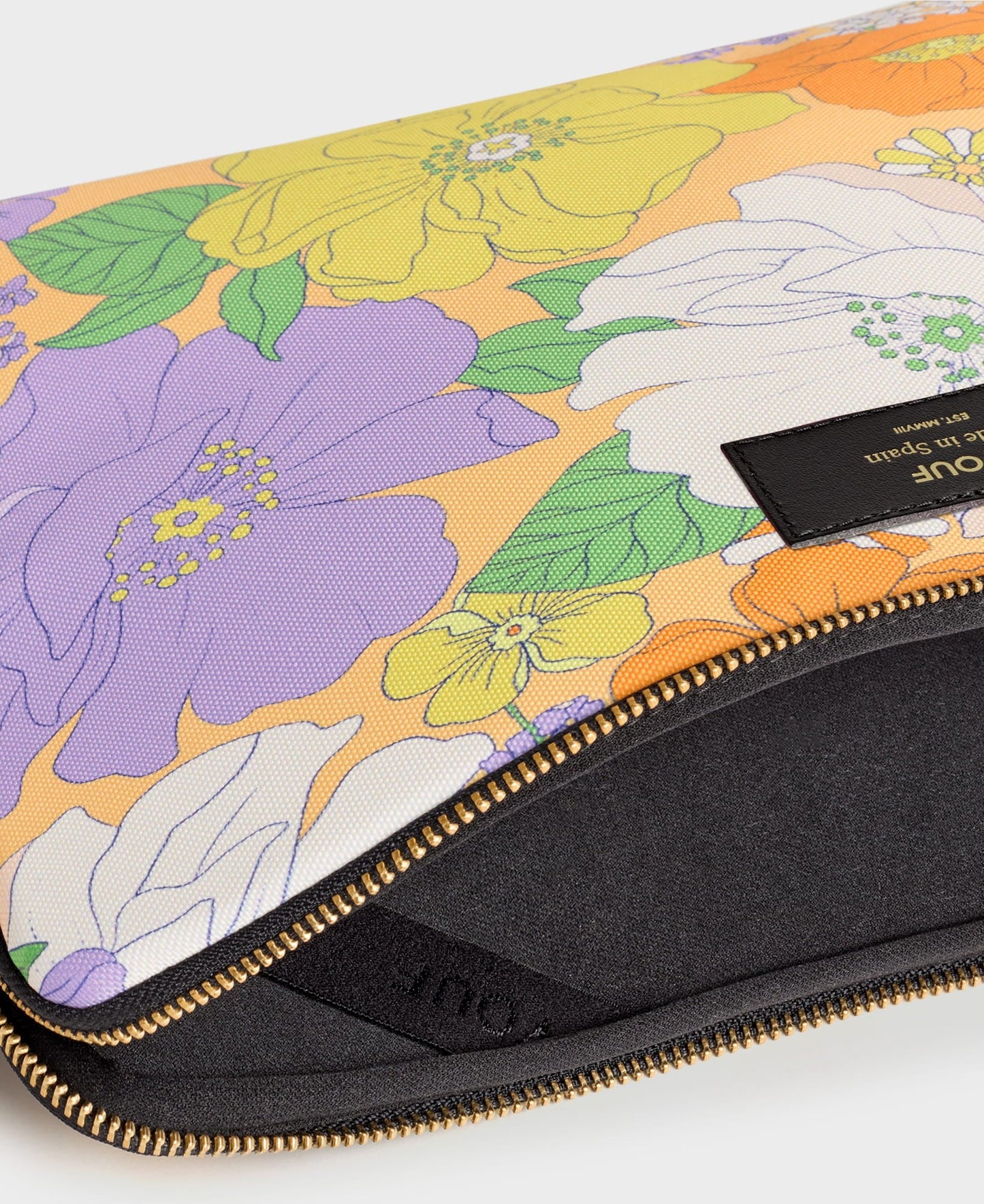 Pochette ordinateur en recyclé | yelli laptop sleeve 13"&14"