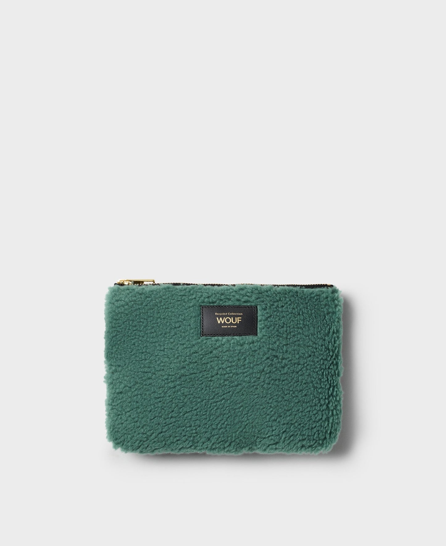 Pochette en recyclé | Verte "moss pouch"