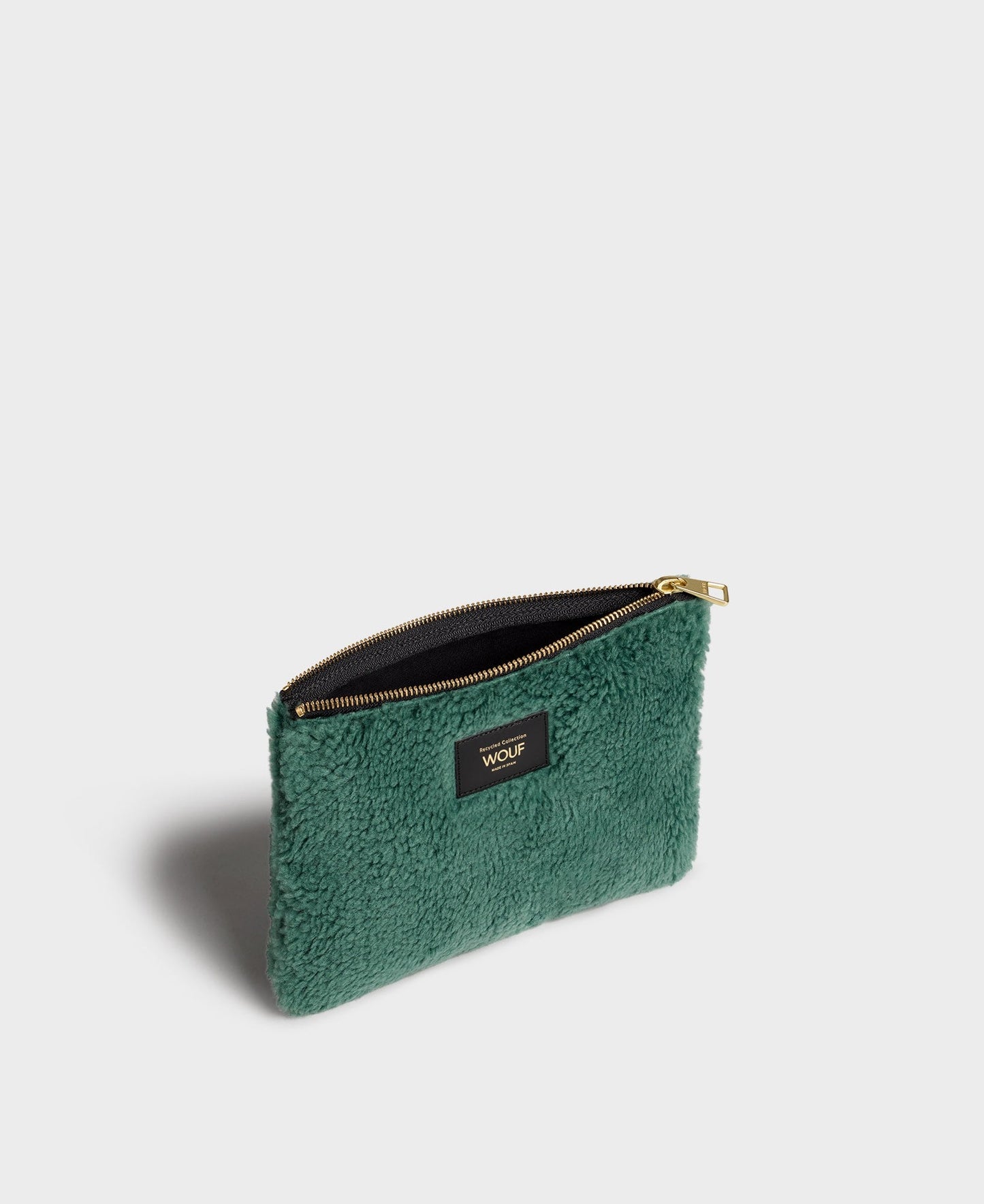 Pochette en recyclé | Verte "moss pouch"