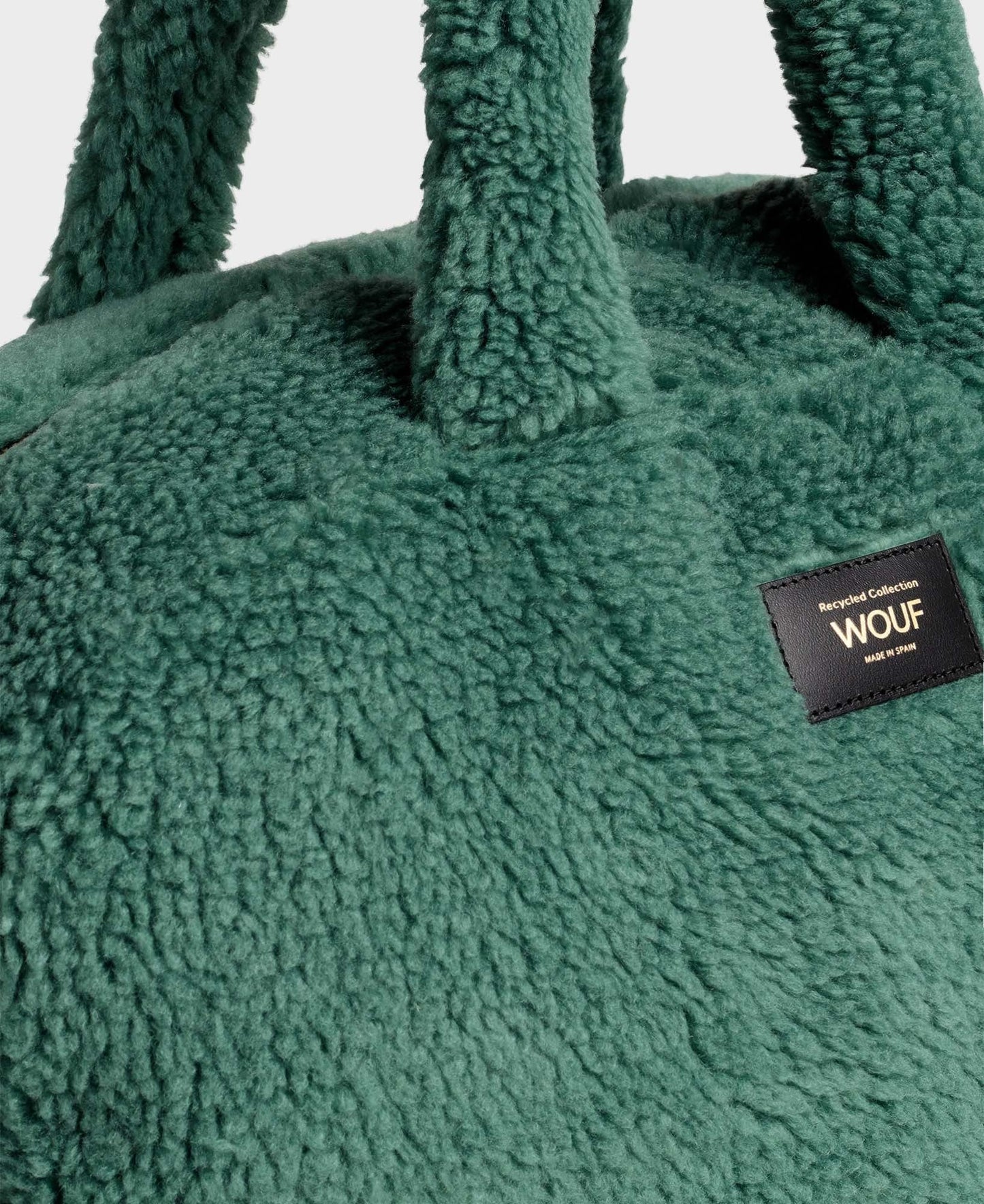 Sac de voyage vert en recyclé | "moss weekend bag"