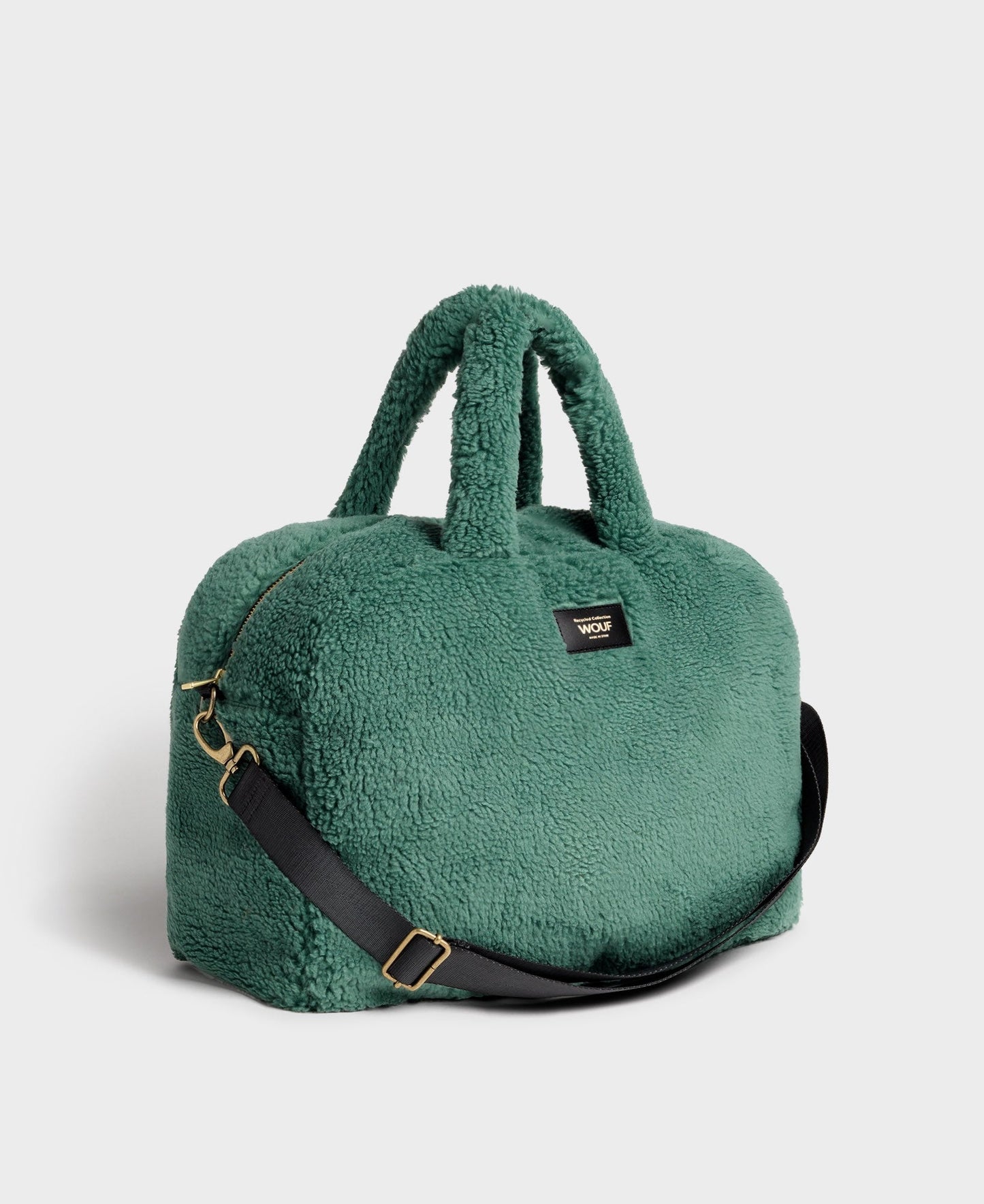 Sac de voyage vert en recyclé | "moss weekend bag"