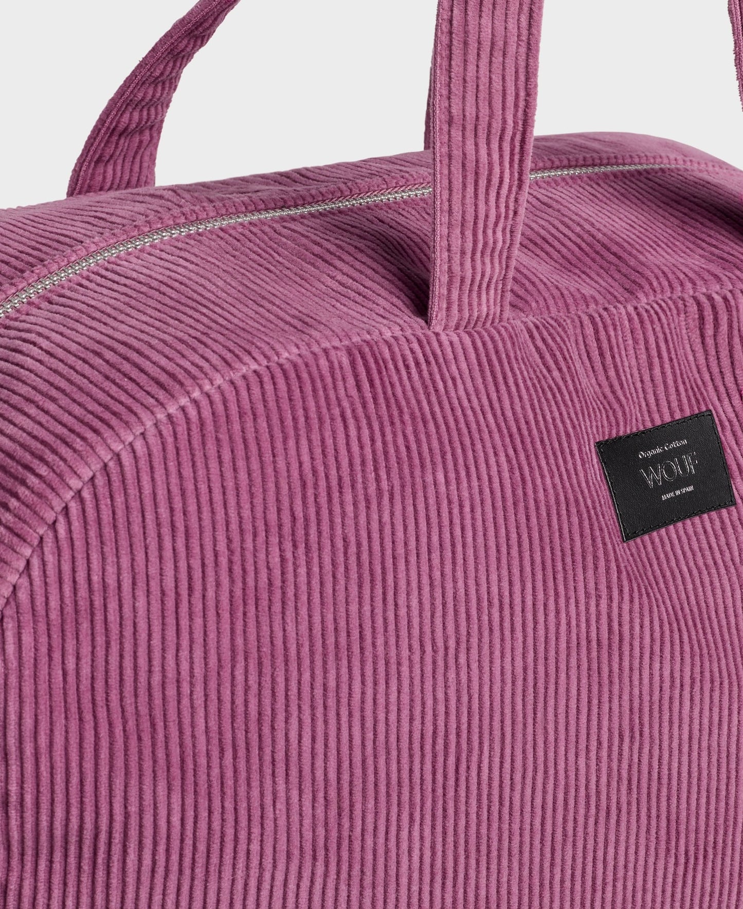 Sac de voyage en coton bio | Mauve "weekend bag mauve"