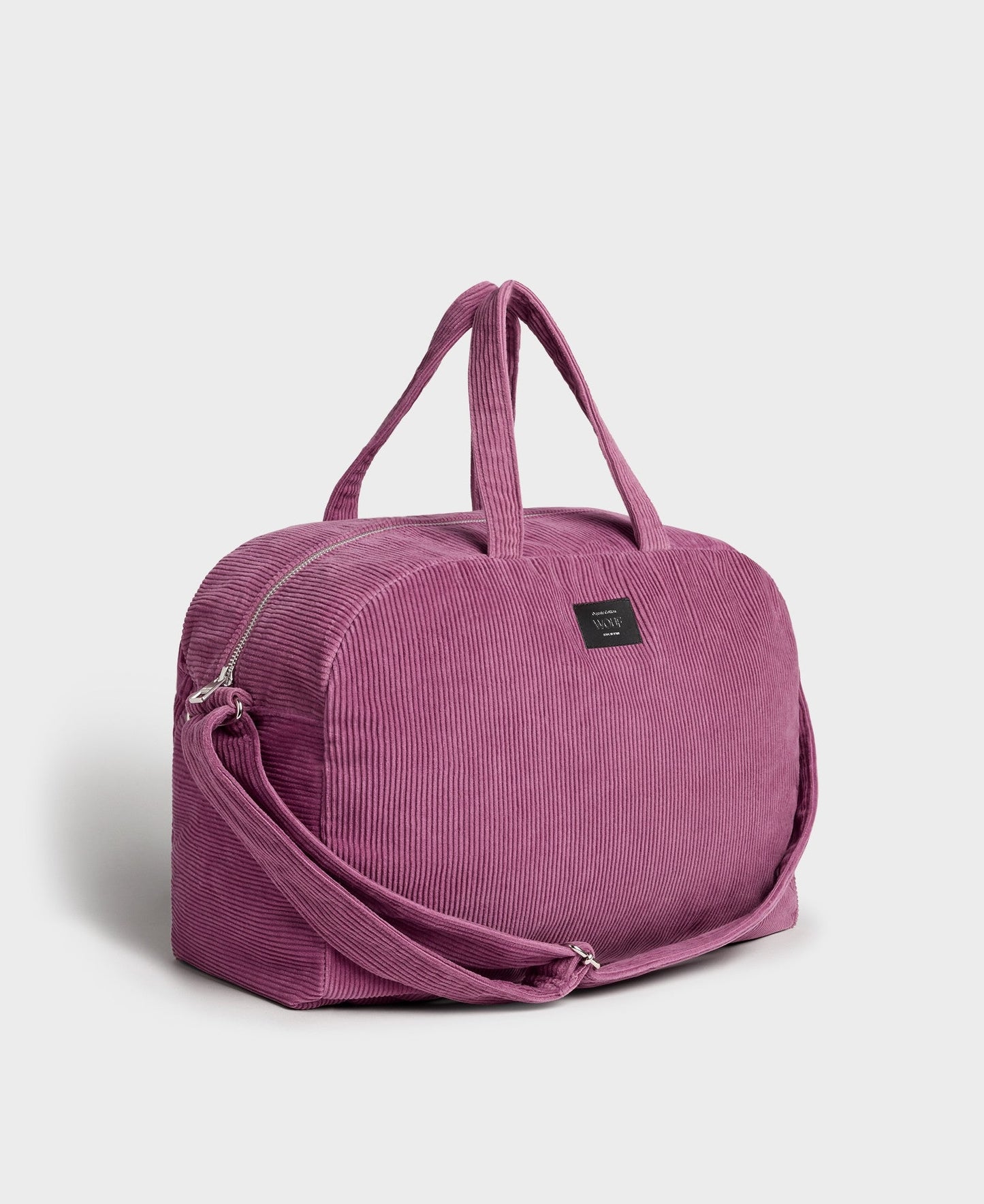 Sac de voyage en coton bio | Mauve "weekend bag mauve"