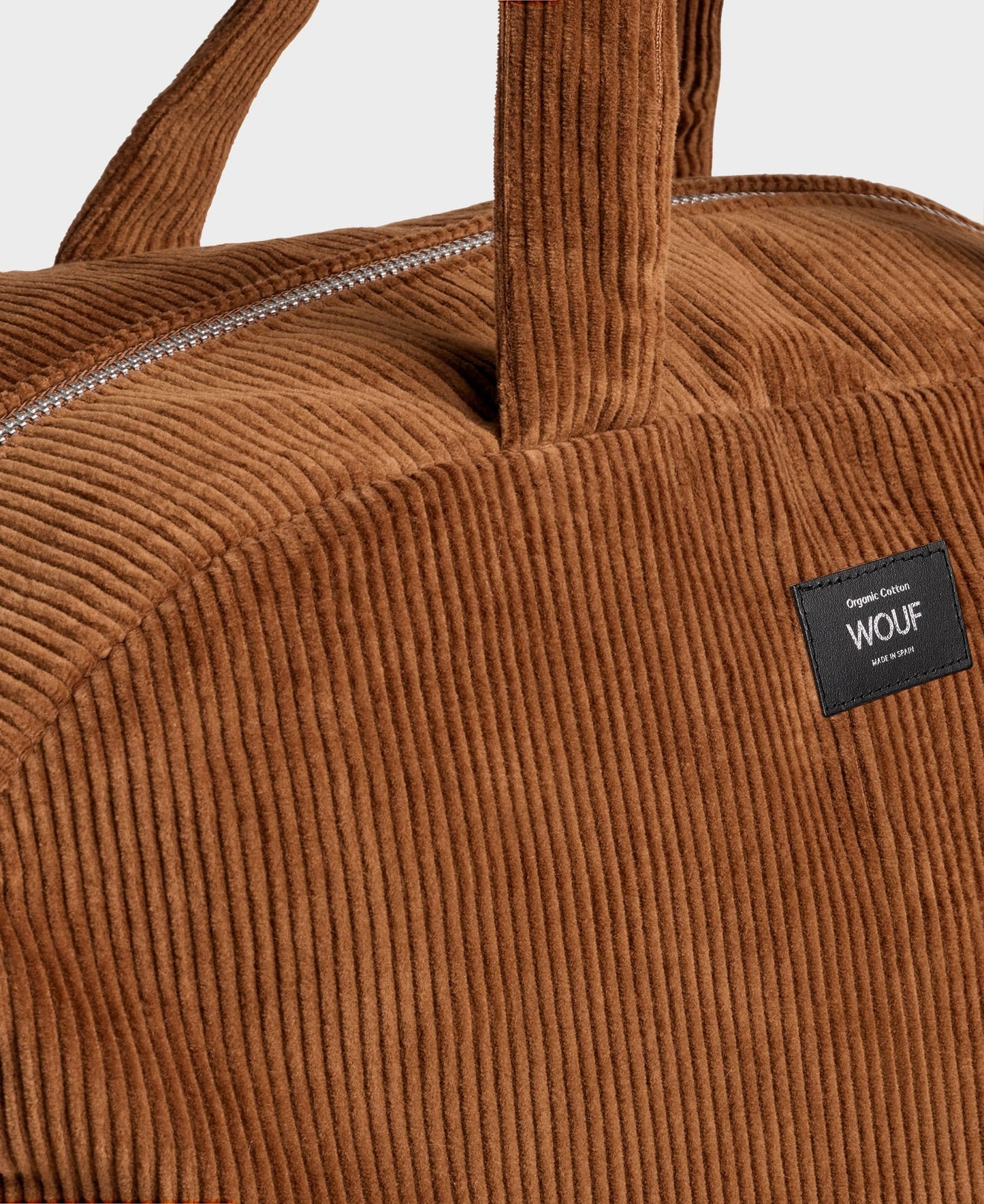 Sac de voyage en coton bio | Caramel "weekend bag caramel"