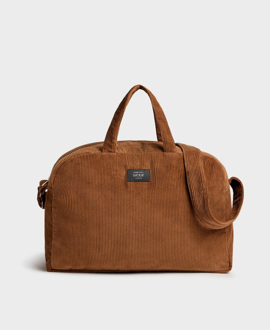 Sac de voyage en coton bio | Caramel "weekend bag caramel"