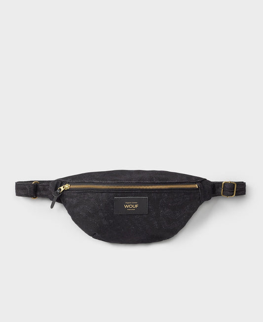 Banane en coton bio | noir "dafne waistbag"