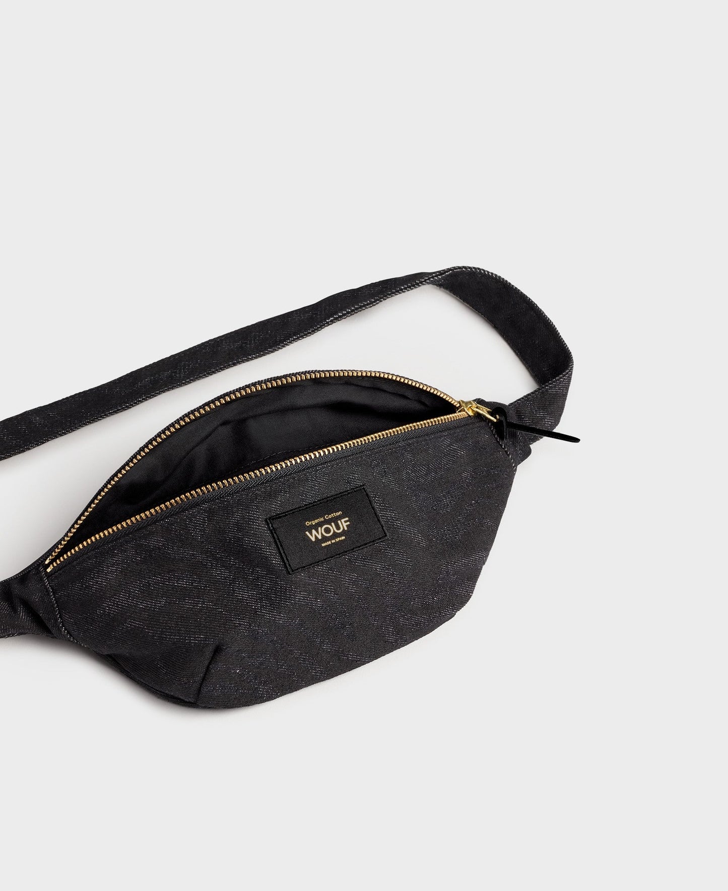 Banane en coton bio | noir "dafne waistbag"