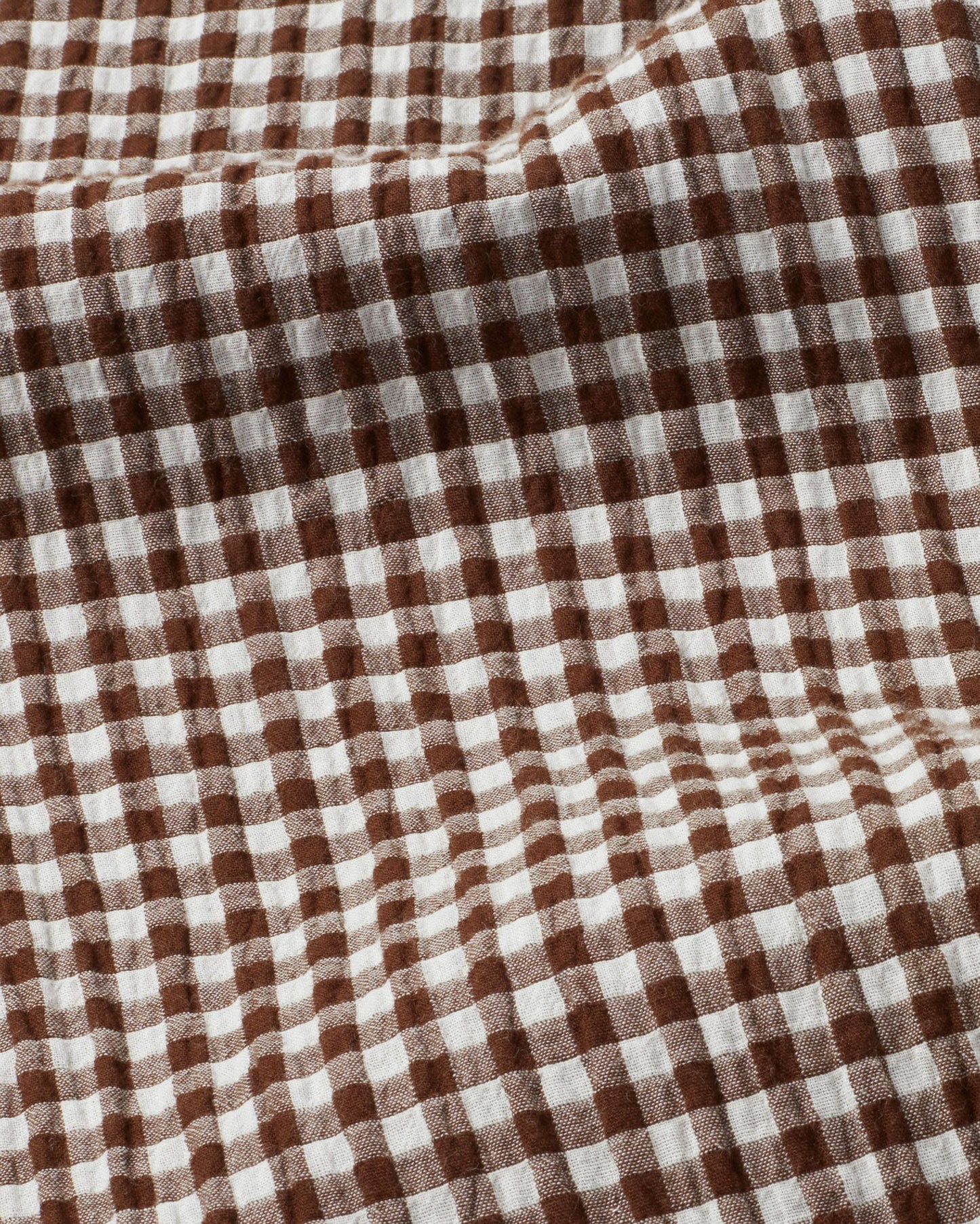 Pantalon ample en coton bio | Multicolore "chocolate seersucker karina pants"