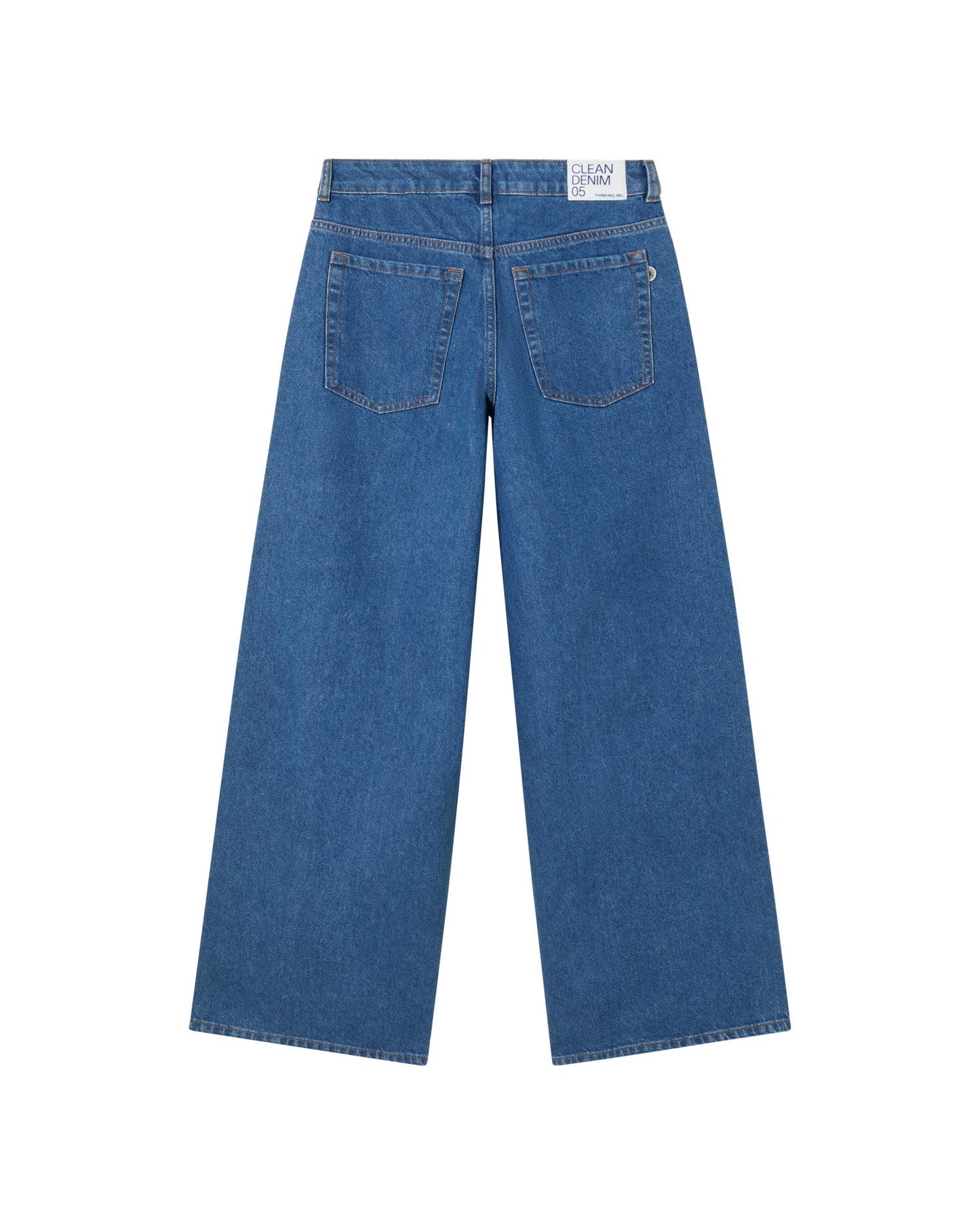 Jean ample en coton bio | bleu "tusa clean denim hedda pants"